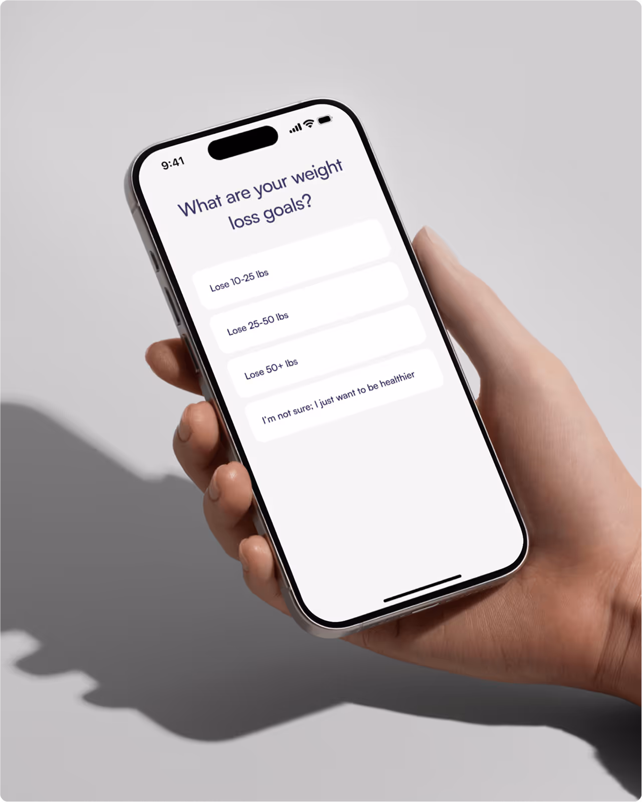Filling assessment on Phone