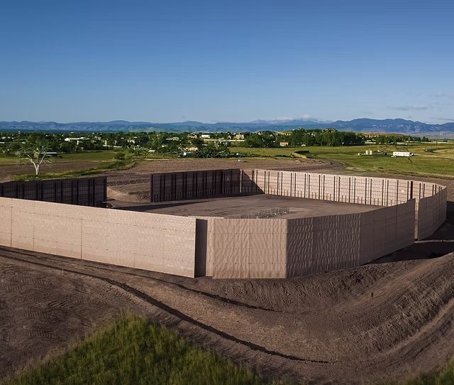 Noise mitigation wall with acoustic panels reducing traffic noise in an urban area – Urban Solution Group.