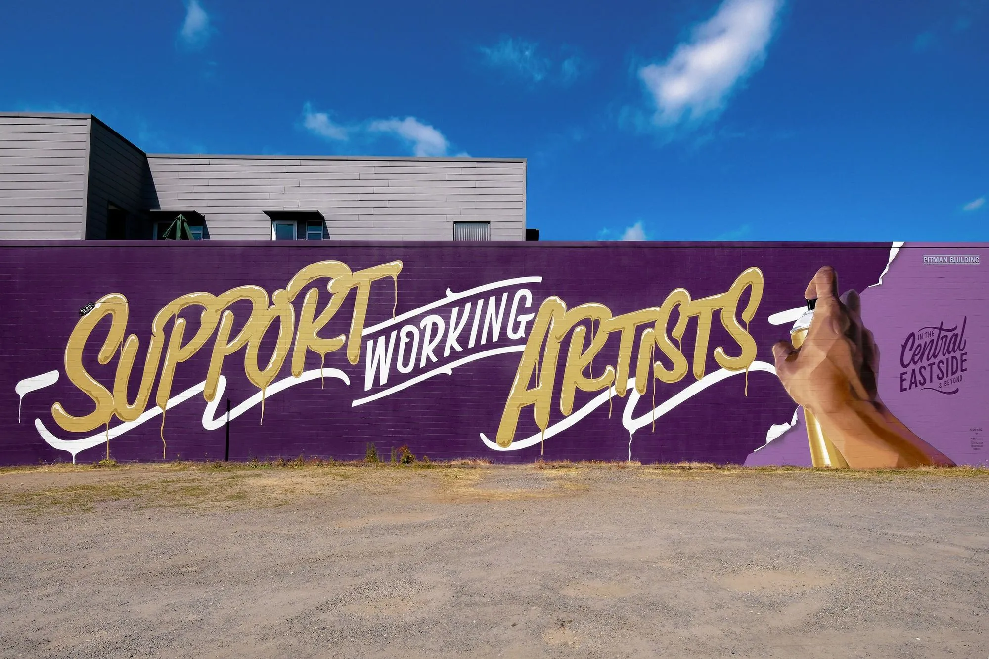 Support Working Artists mural