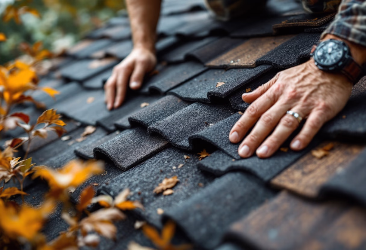 image of completed roof project
