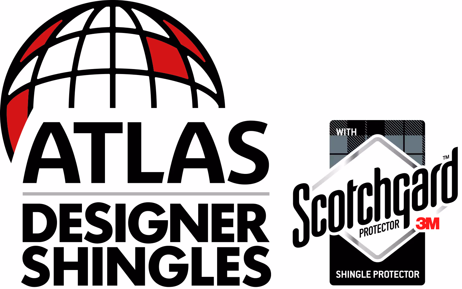 Atlas Designer Shingles with Scotchgard Protector