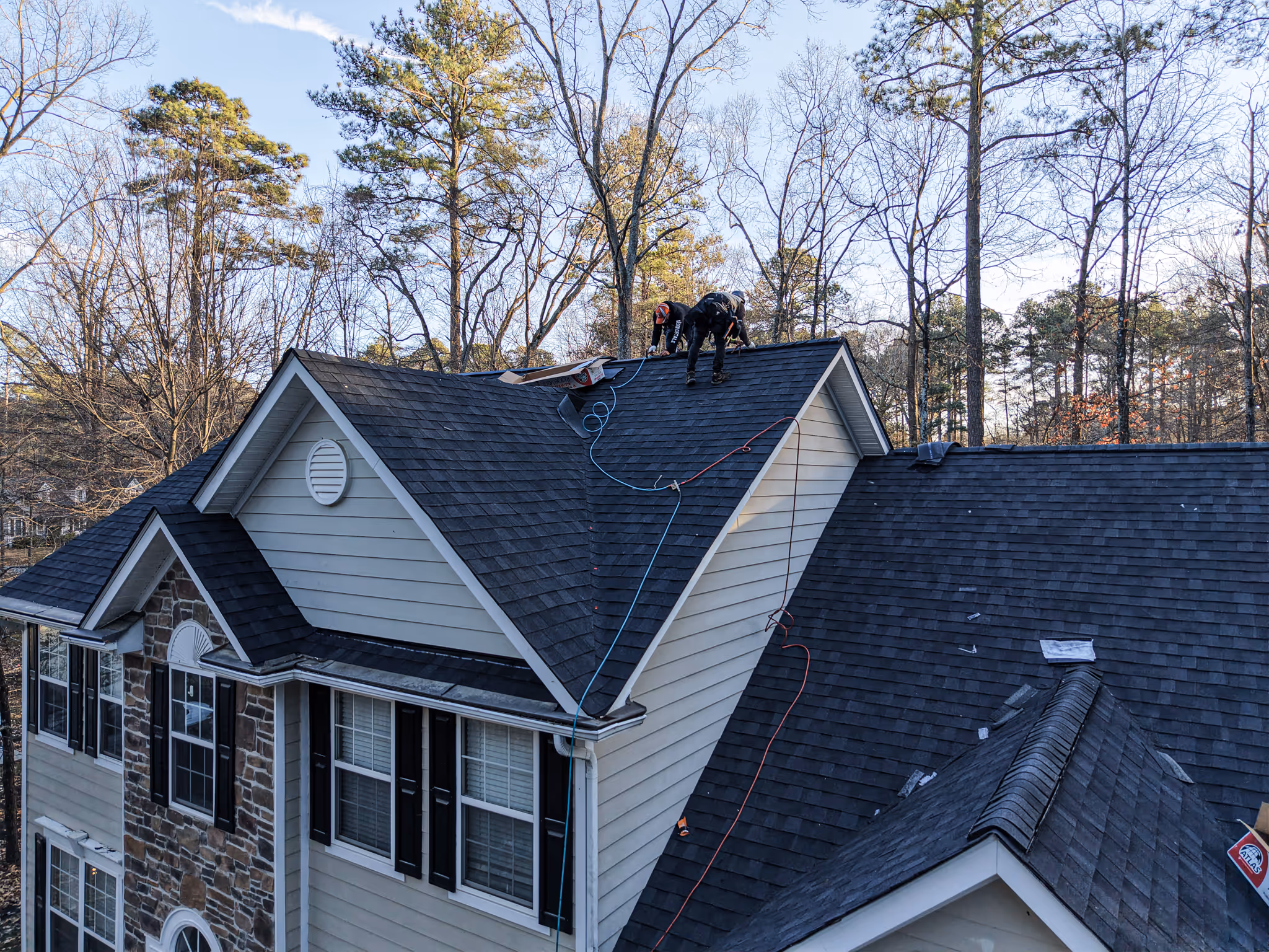 a asphalt shingle roof installation in southern maryland