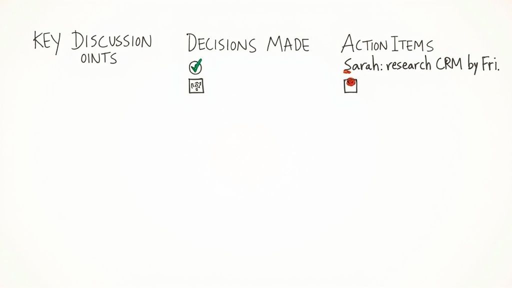 A person actively taking notes on a laptop during a meeting, with a focused expression.