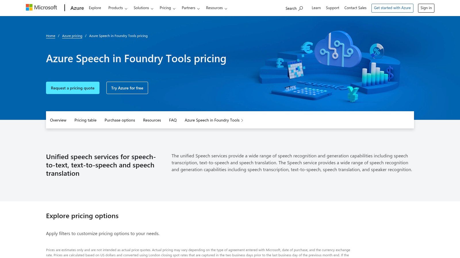 Microsoft Azure AI Speech (Speech-to-Text)
