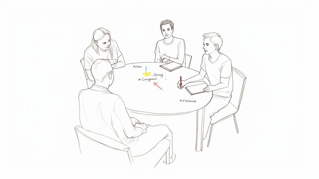 Capture tasks in meeting