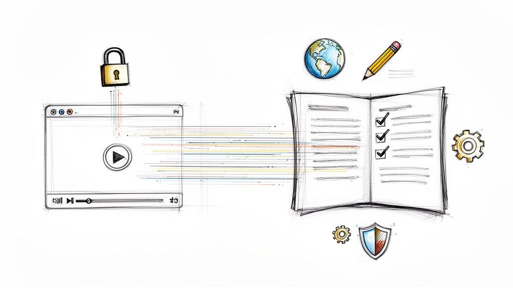 How a YouTube Video Transcript Generator Unlocks Your Content