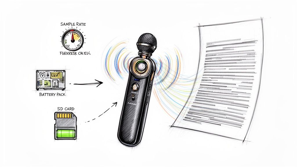 Audio recorder device: Capture Clear Audio for Flawless Transcripts