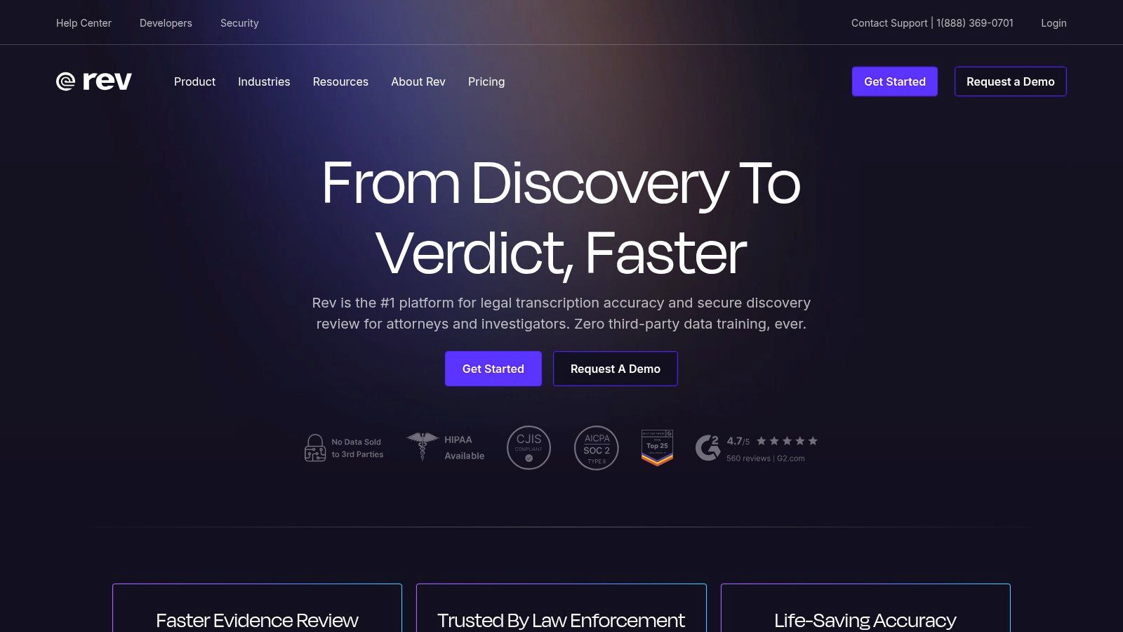 Rev (Recorder + AI or Human Transcription)