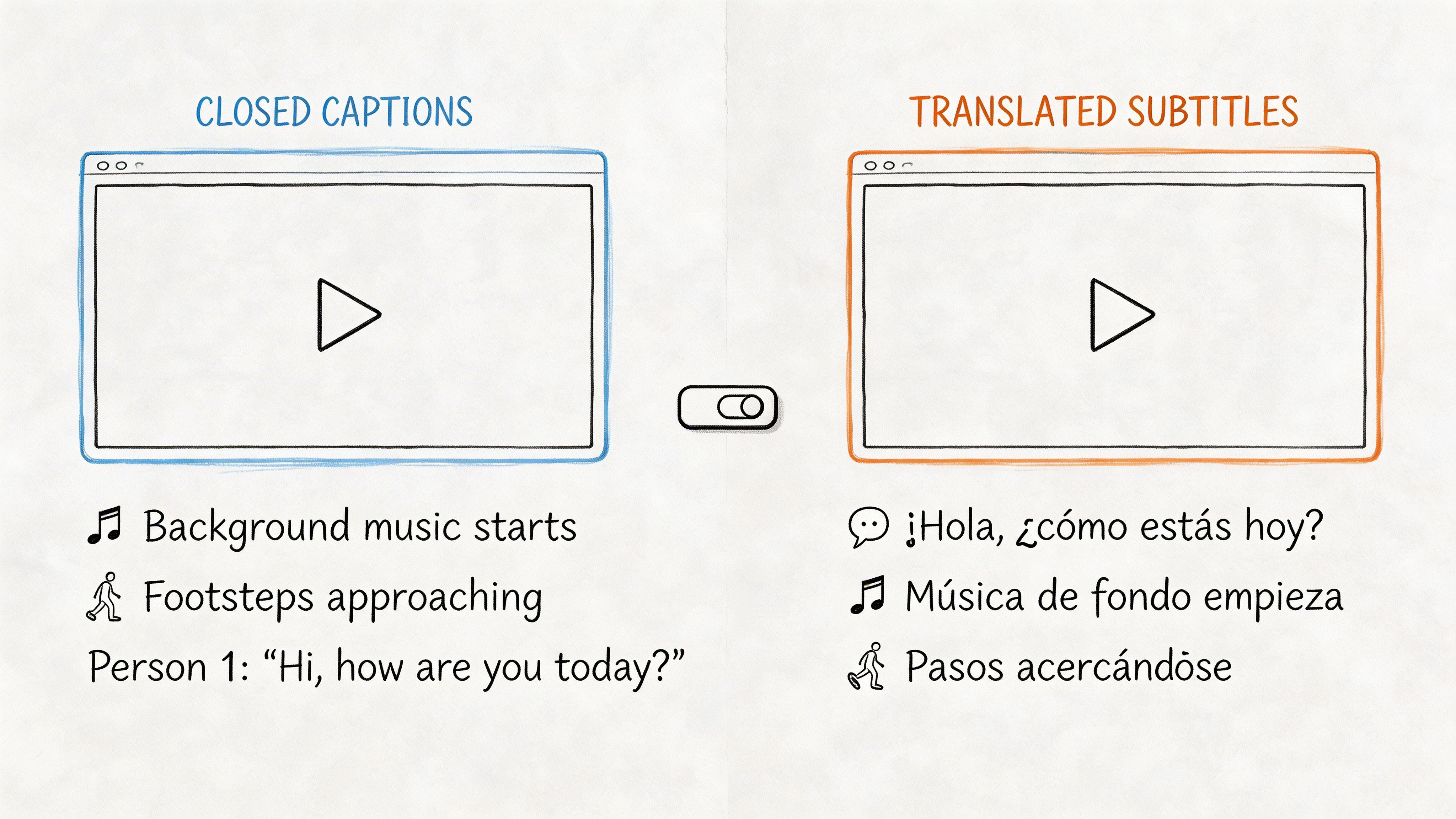 Closed Caption vs Subtitle: Key Differences