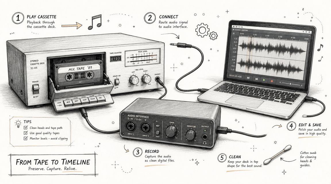 Digitising Cassette Tapes: The Complete Guide