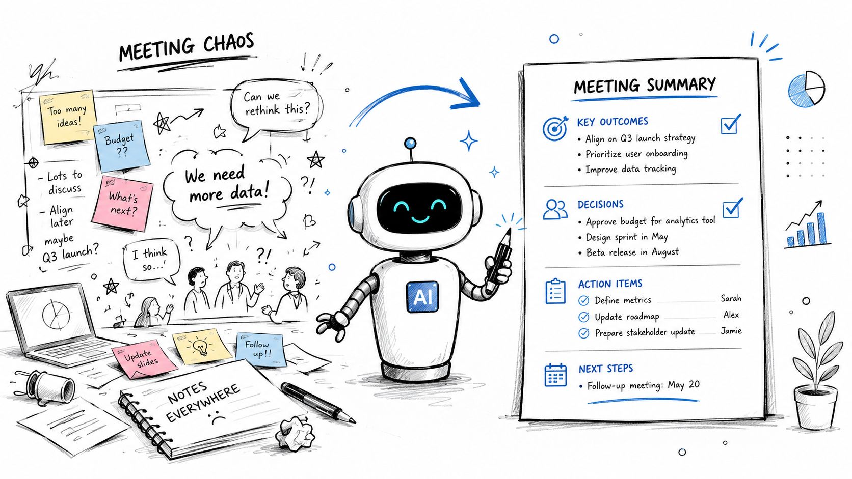 AI Meeting Summary: From Chaos to Clarity in 2026