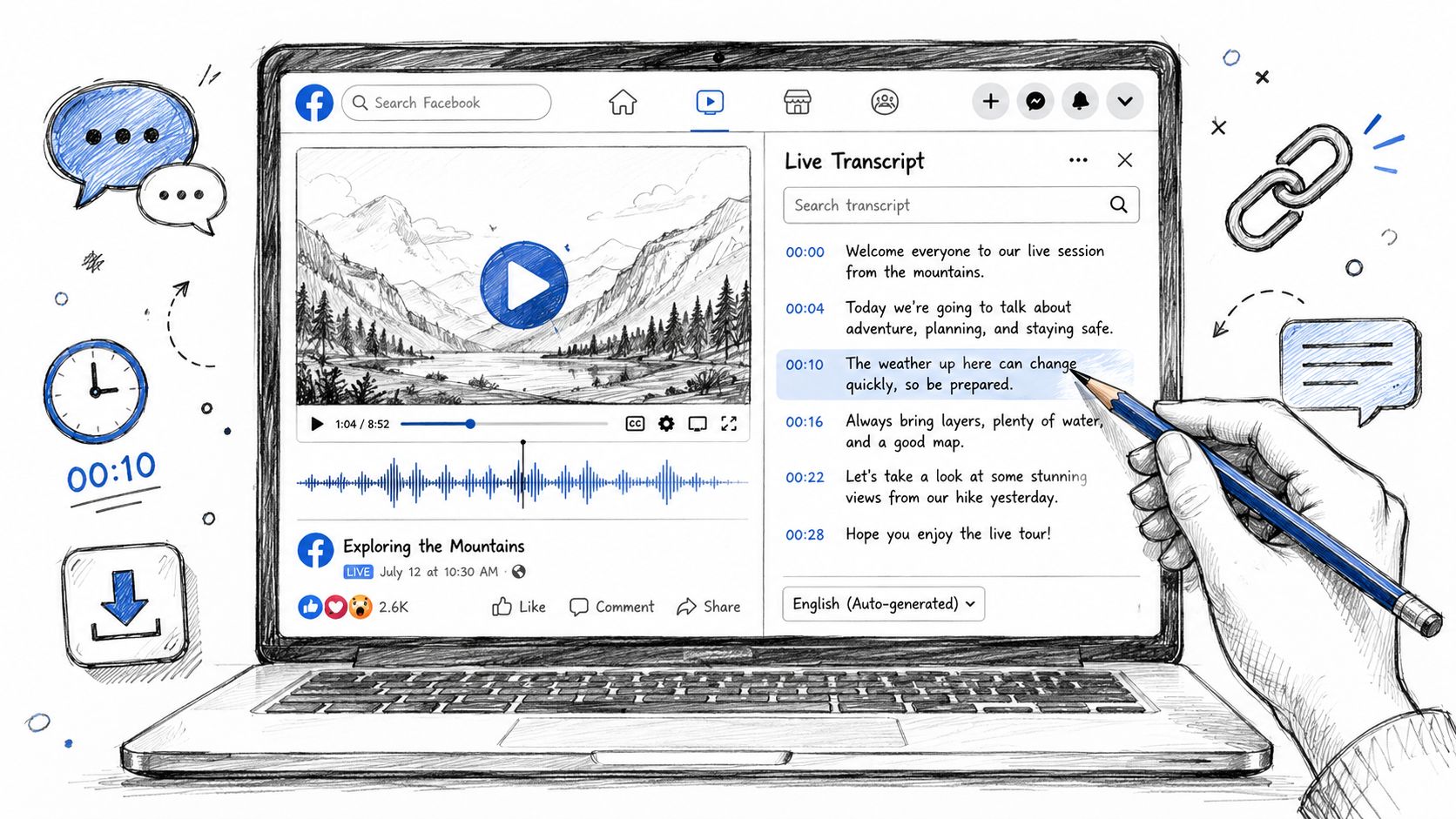Facebook Video Transcription: Master Every Method