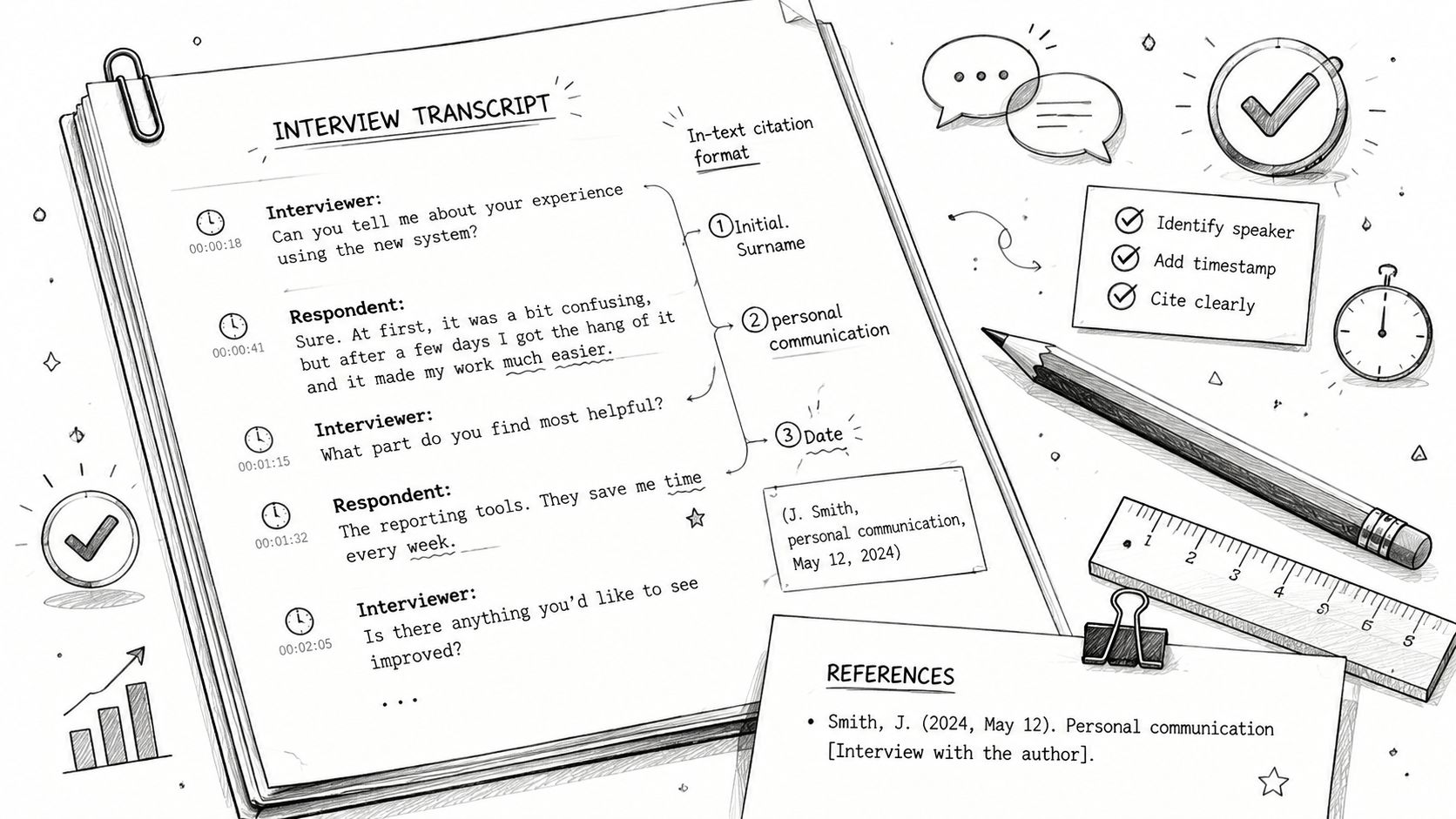 Interview Transcript Format APA: A Step-by-Step Guide