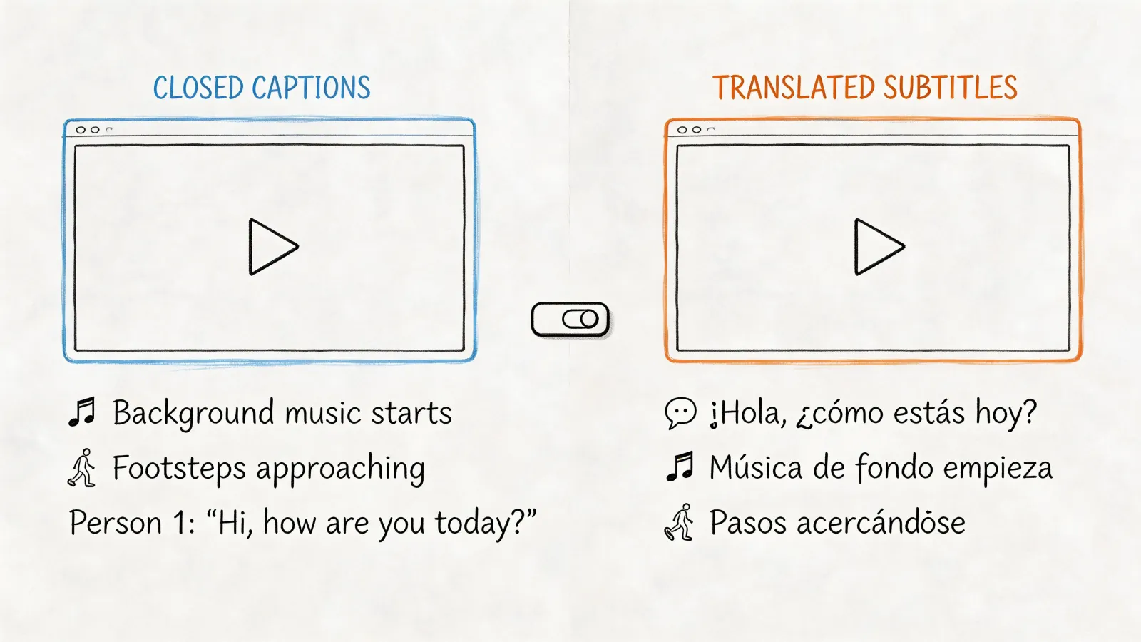 Closed Caption vs Subtitle: Key Differences
