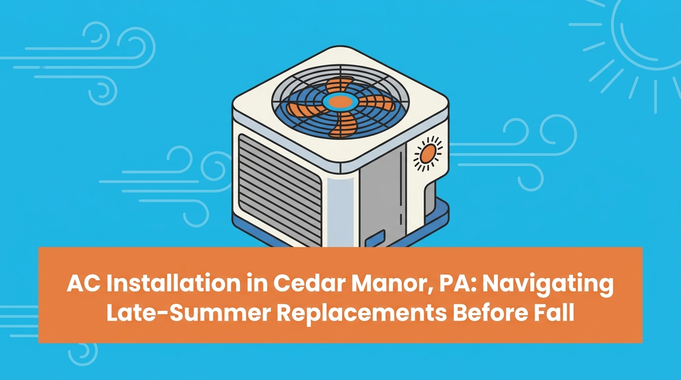 AC Installation in Cedar Manor: Navigating Late-Summer Replacements Before Fall