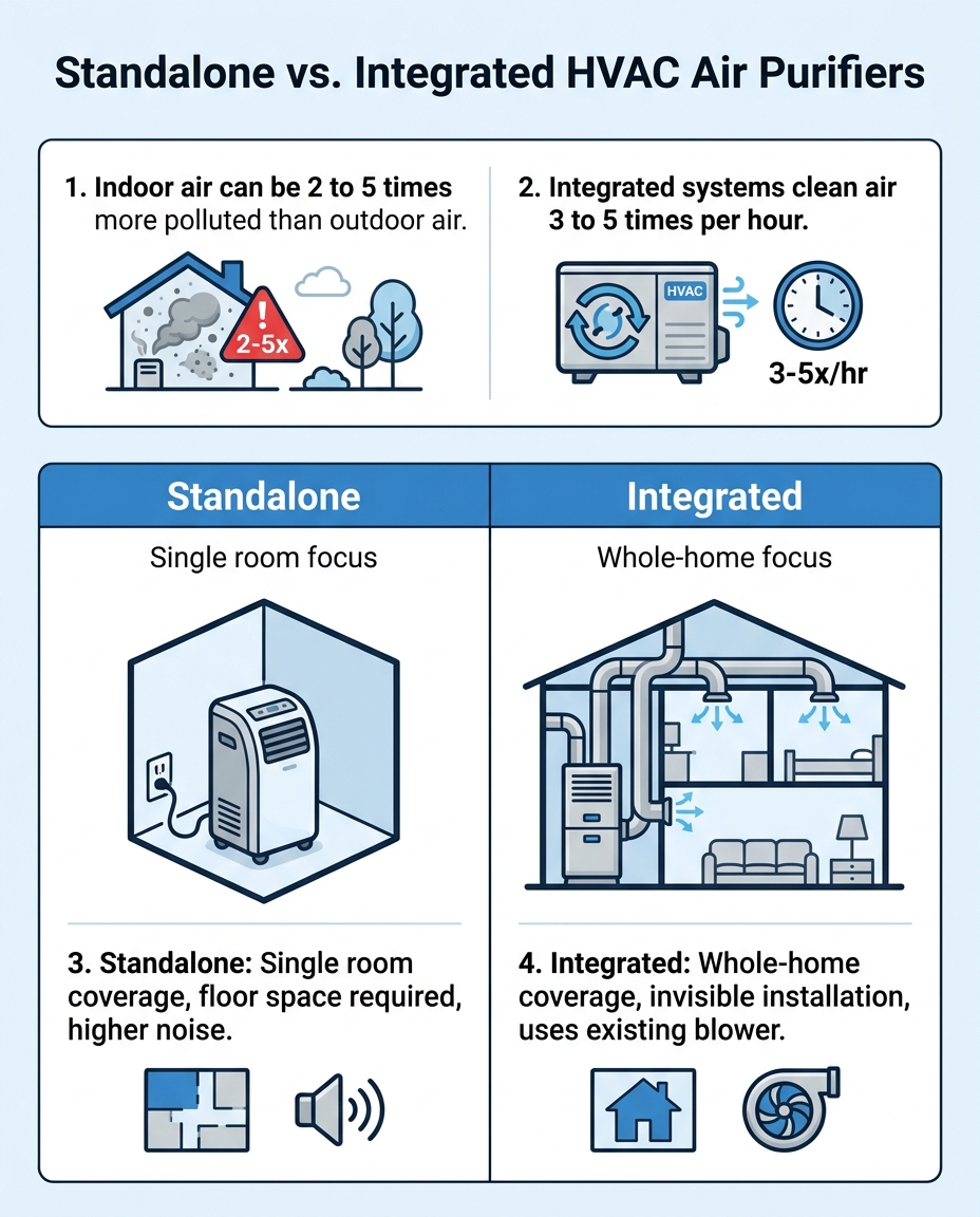Standalone vs. Integrated HVAC Air Purifiers