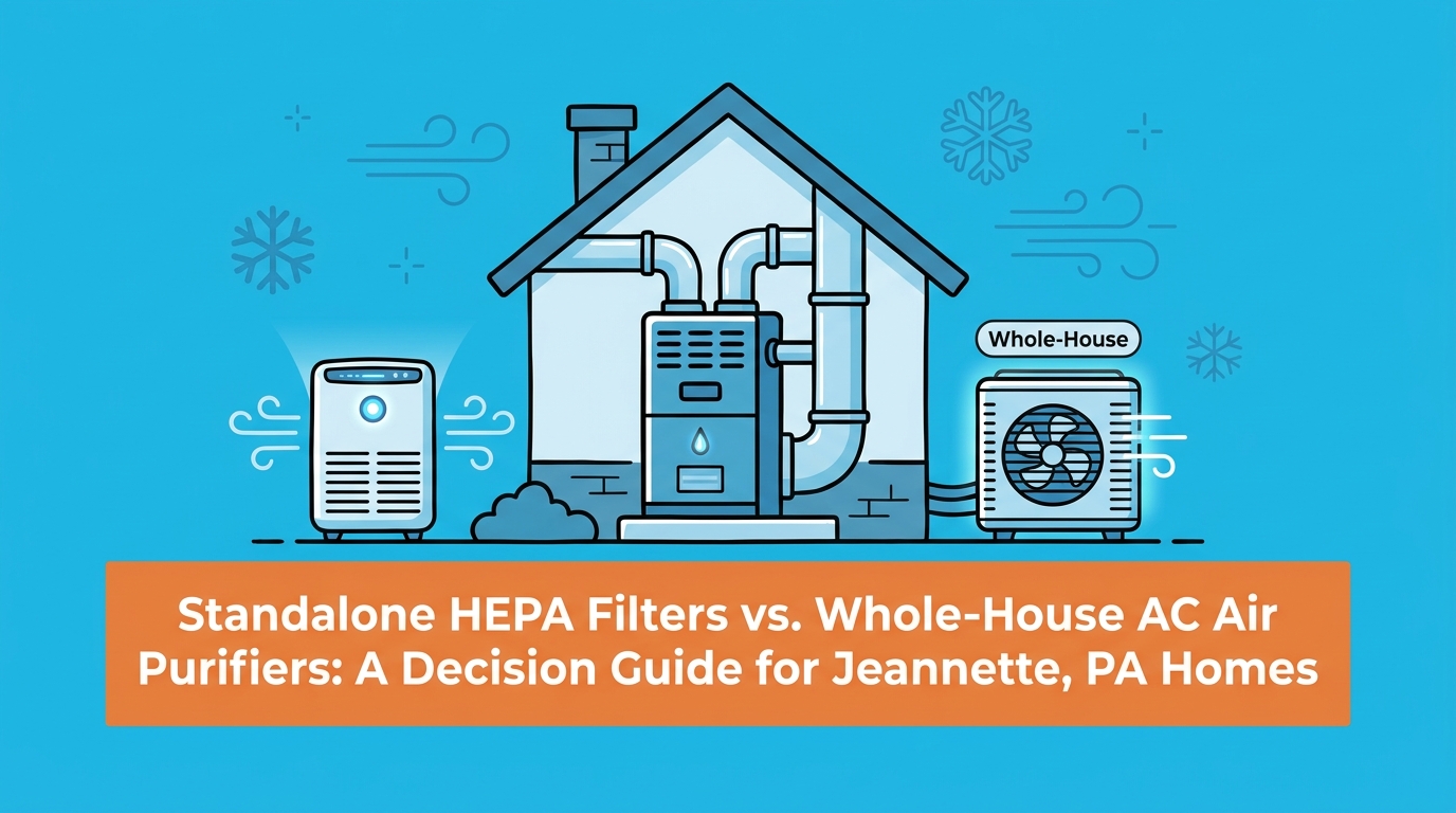 Standalone HEPA Filters vs. Whole-House AC Air Purifiers for Jeannette Homes
