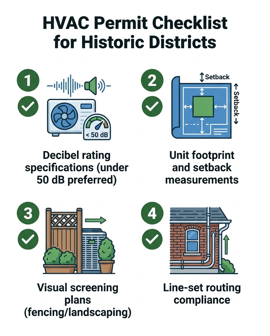 HVAC Permit Checklist for Historic Districts