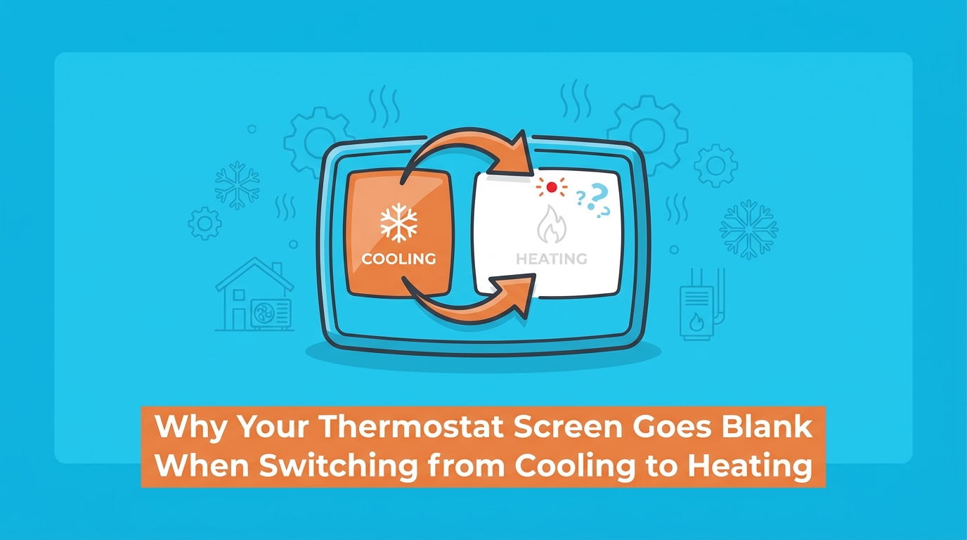 Why Your Thermostat Screen Goes Blank When Switching from Cooling to Heating