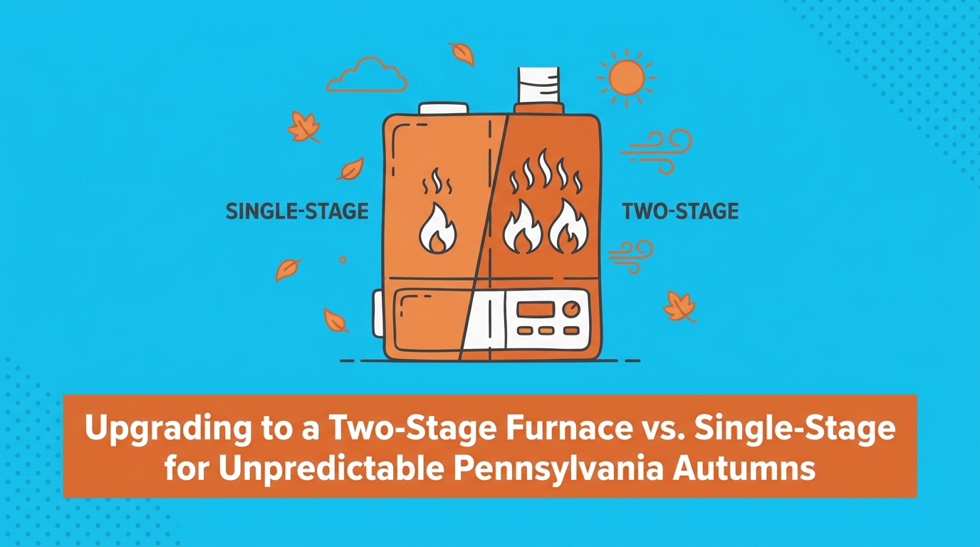 Upgrading to a Two-Stage Furnace vs. Single-Stage for Unpredictable Pennsylvania Autumns