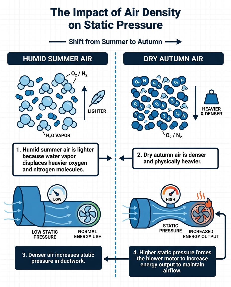 The Impact of Air Density on Static Pressure