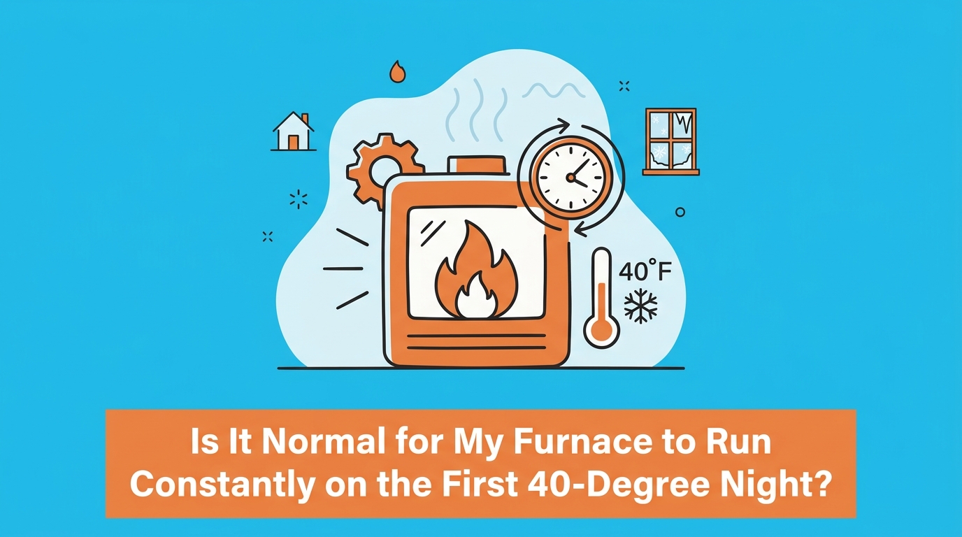 Is It Normal for My Furnace to Run Constantly on the First 40-Degree Night?