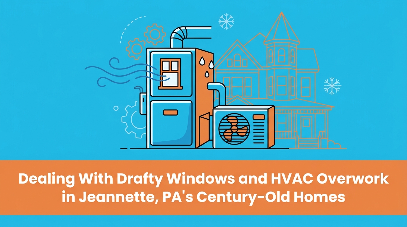 Dealing with Drafty Windows and HVAC Overwork in Jeannette's Century-Old Homes