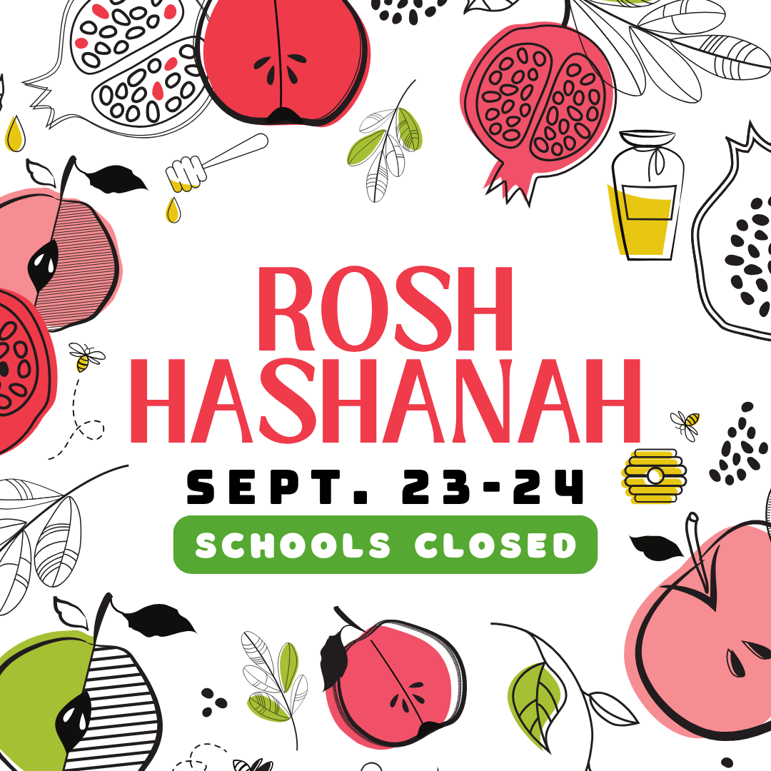 Schools closed September 23 and 24 for Rosh Hashanah