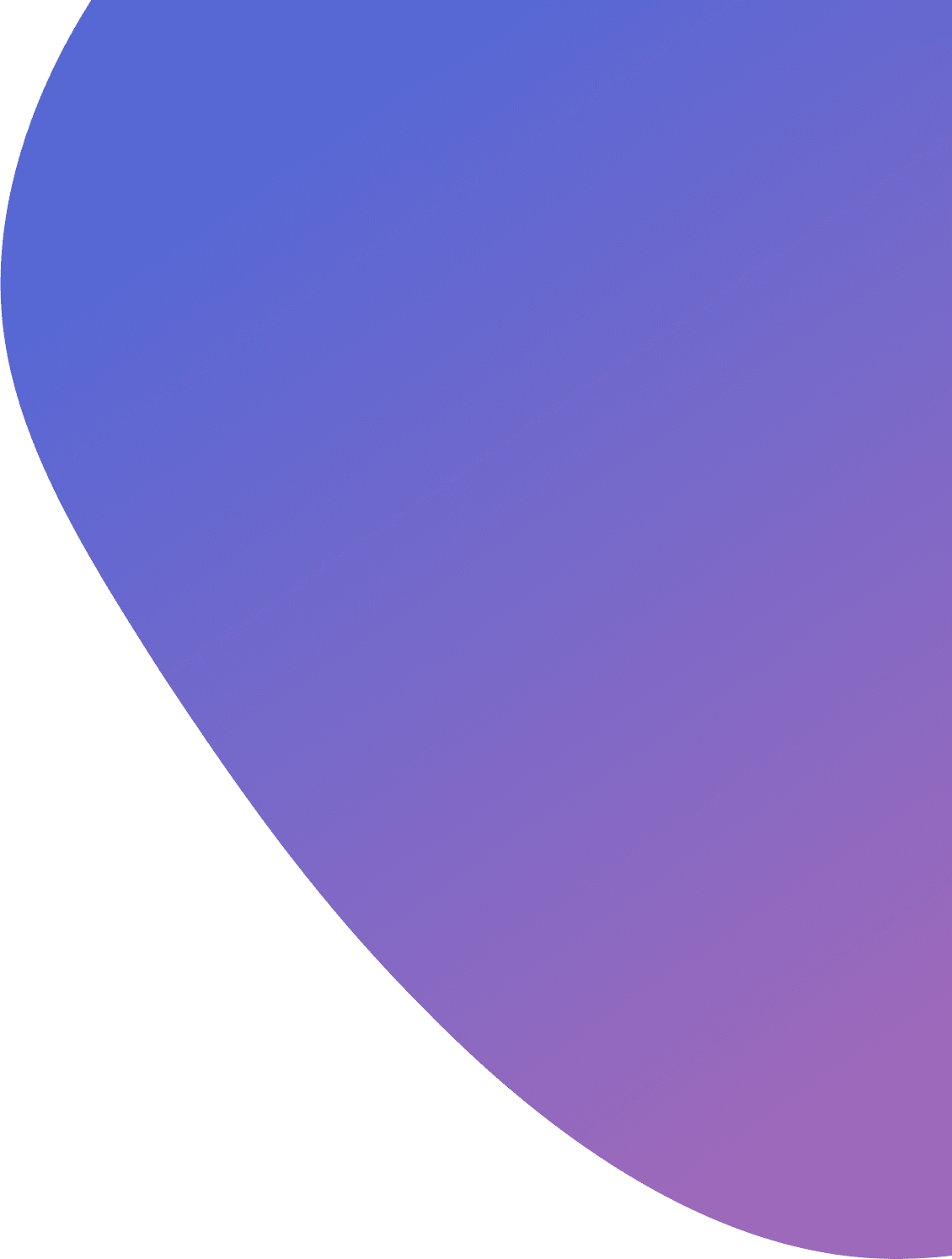 A blue and purple circle on a green background.