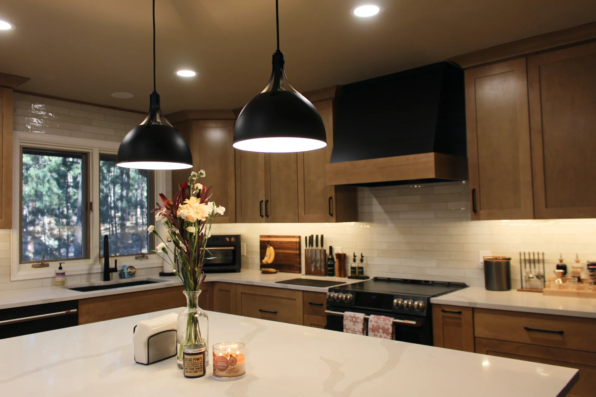 Drew & Nancy’s Warm Contrast Kitchen