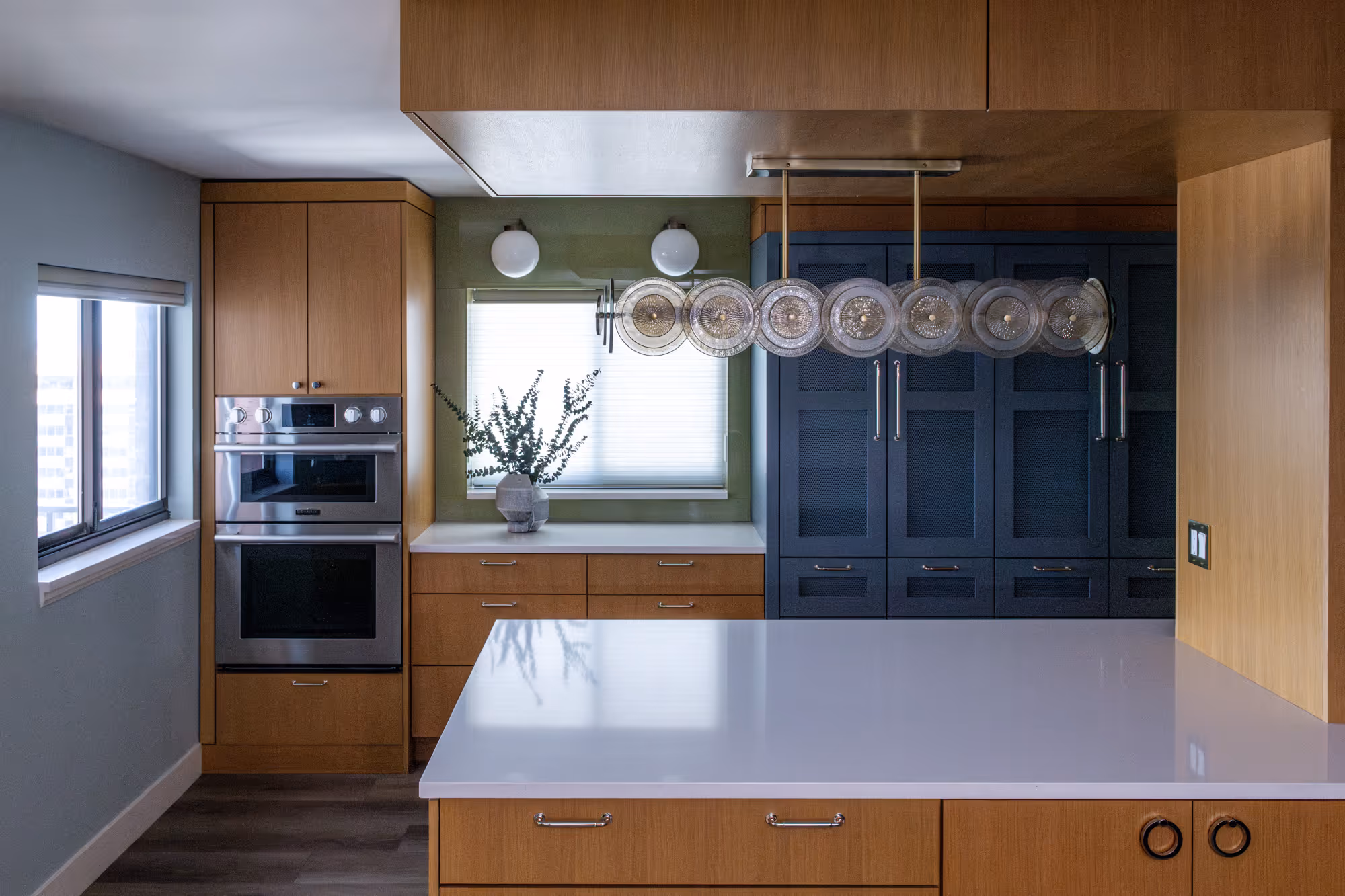 Modern kitchen remodel in luxury condo