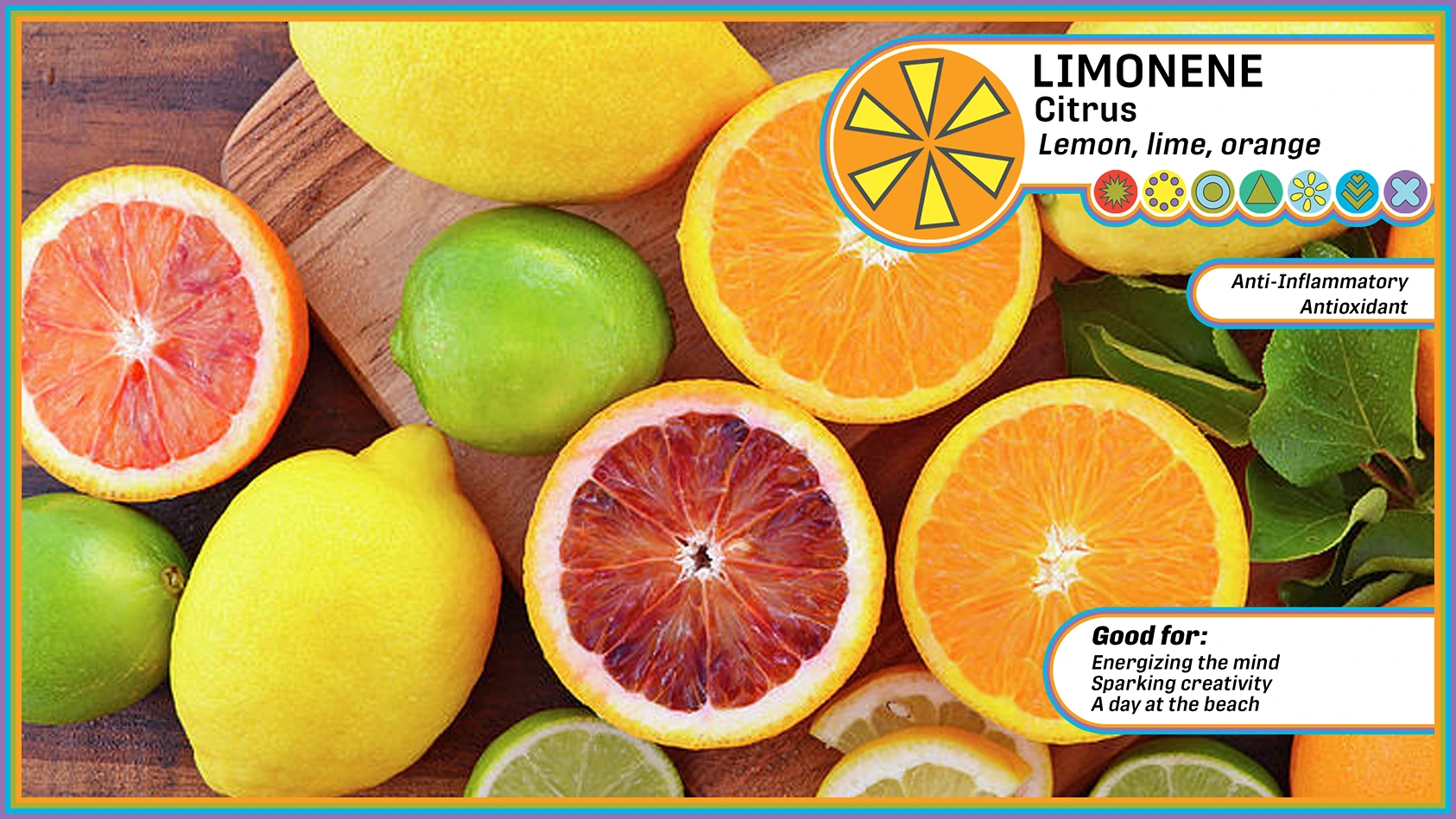 Limonene - Image of lemonds of different colors