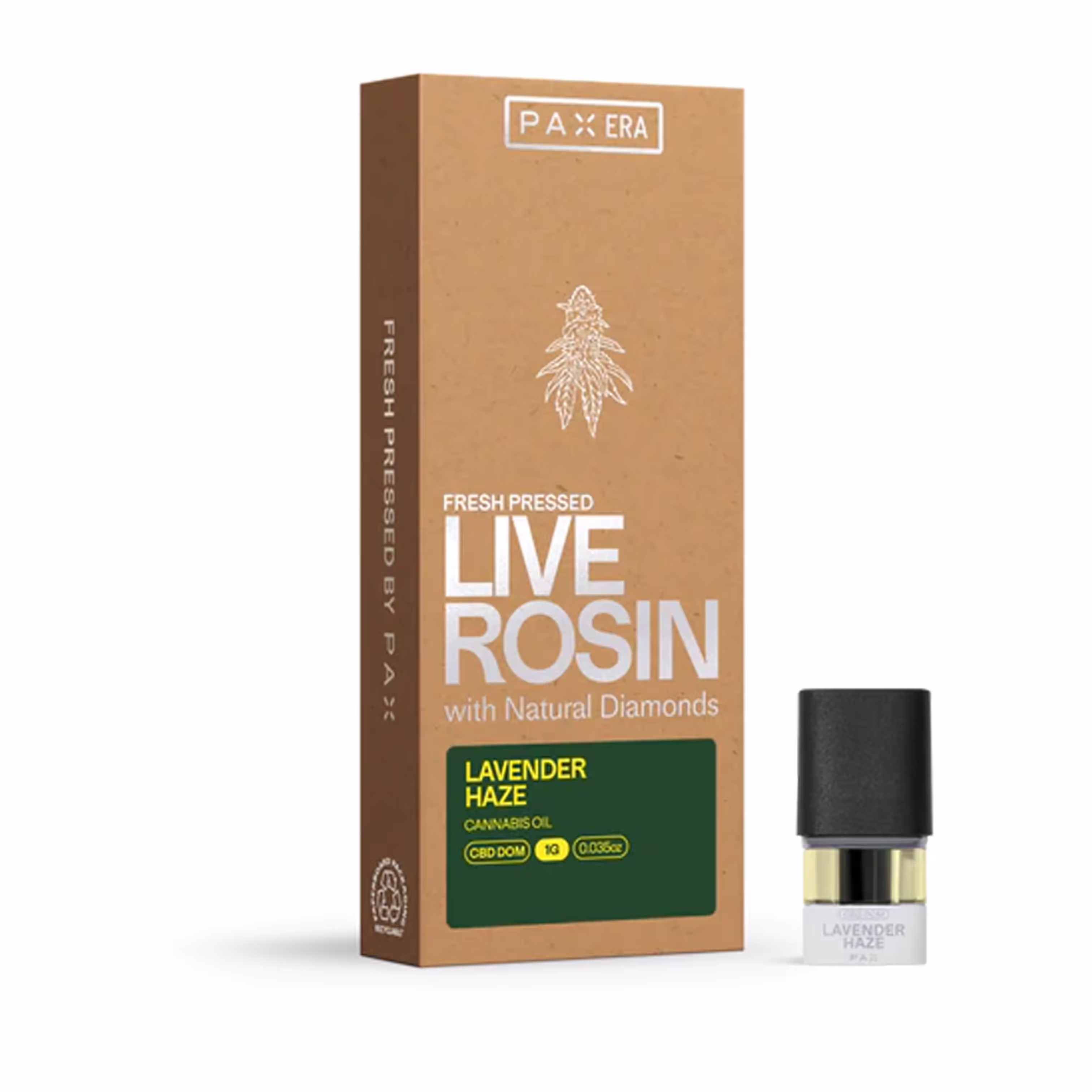 Lavender Haze | High CBD Live Rosin with Diamonds Pax Pod | 1g