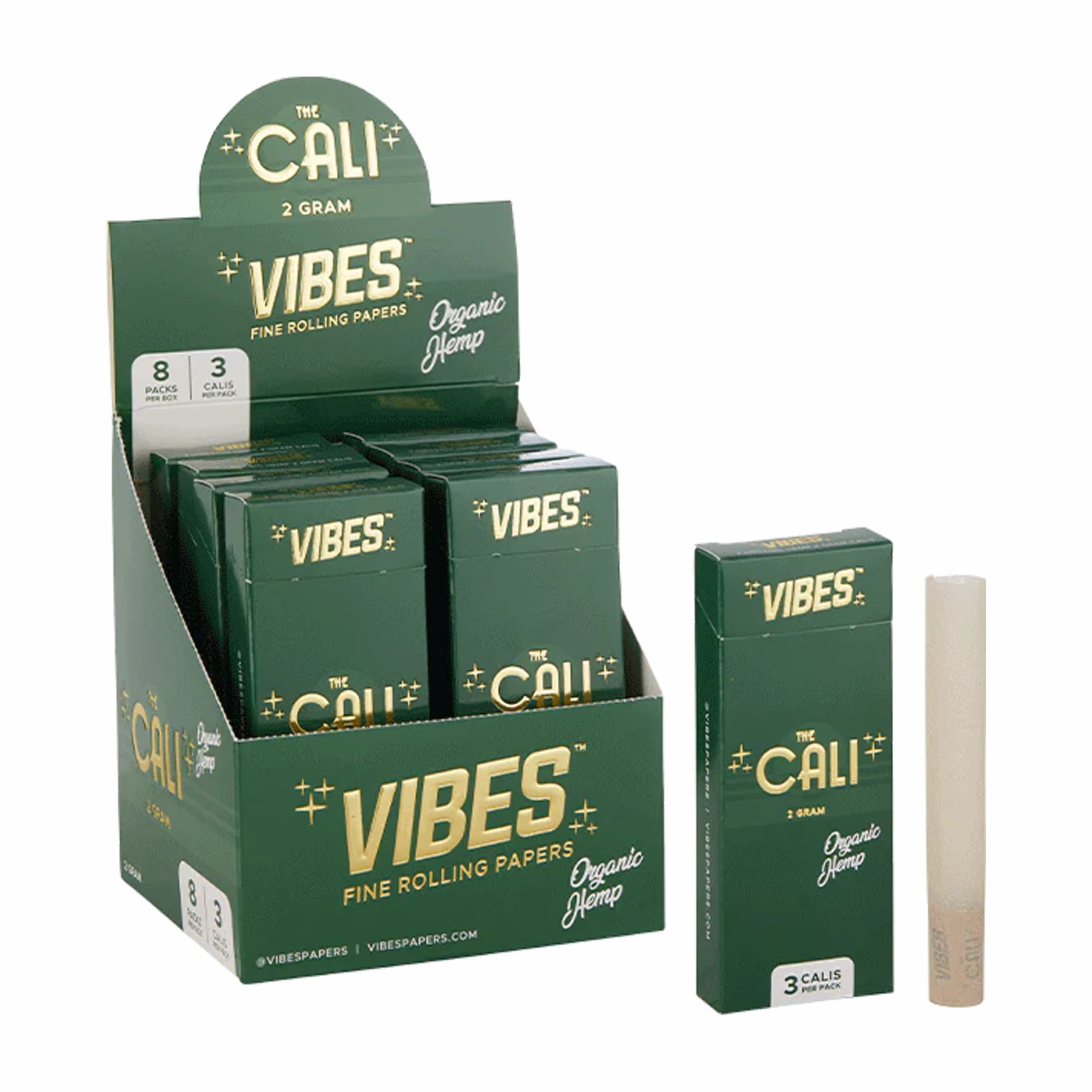 The Cali | 2g Organic Hemp Cone | 3pk