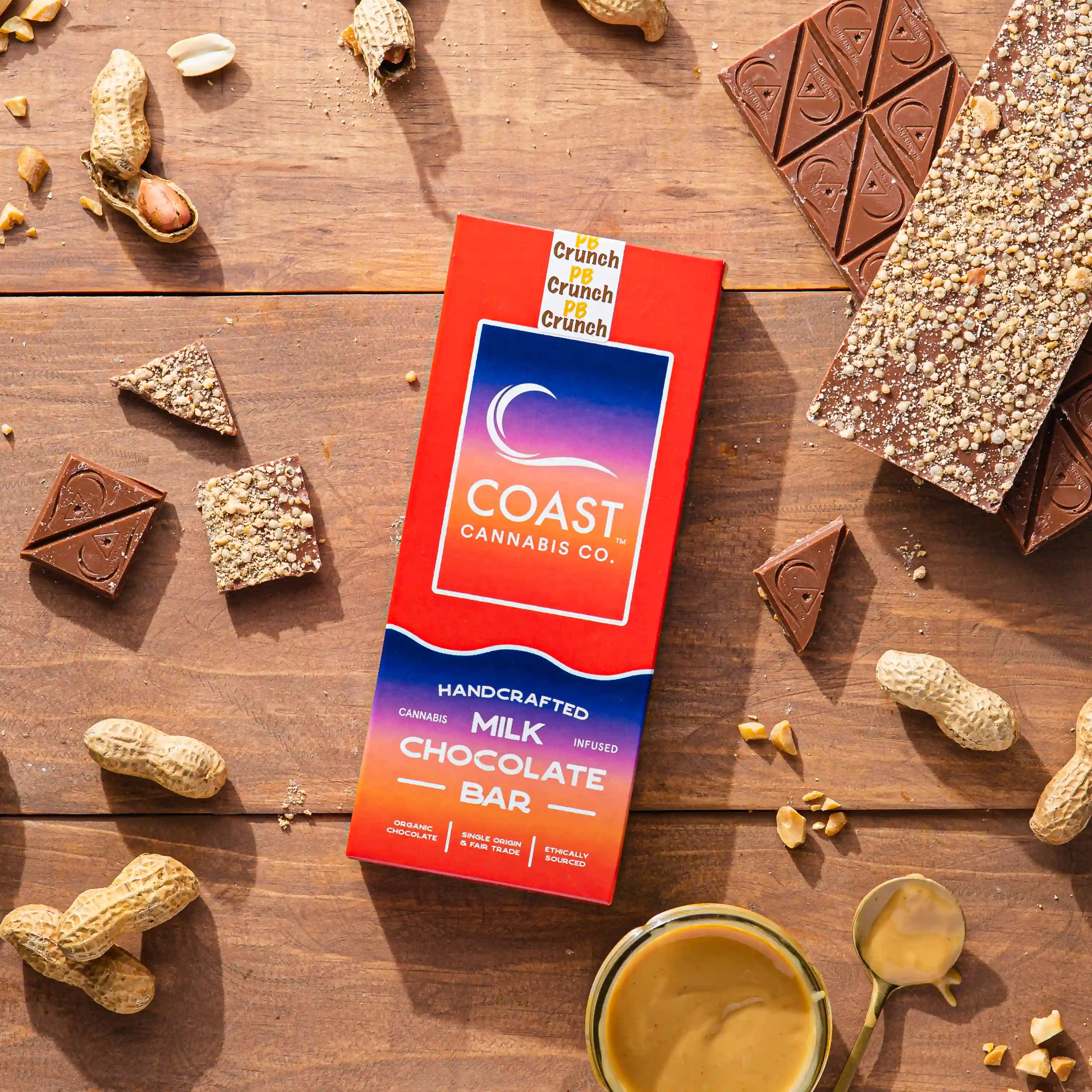 Peanut Butter Crunch Milk Chocolate Bar | 20pk