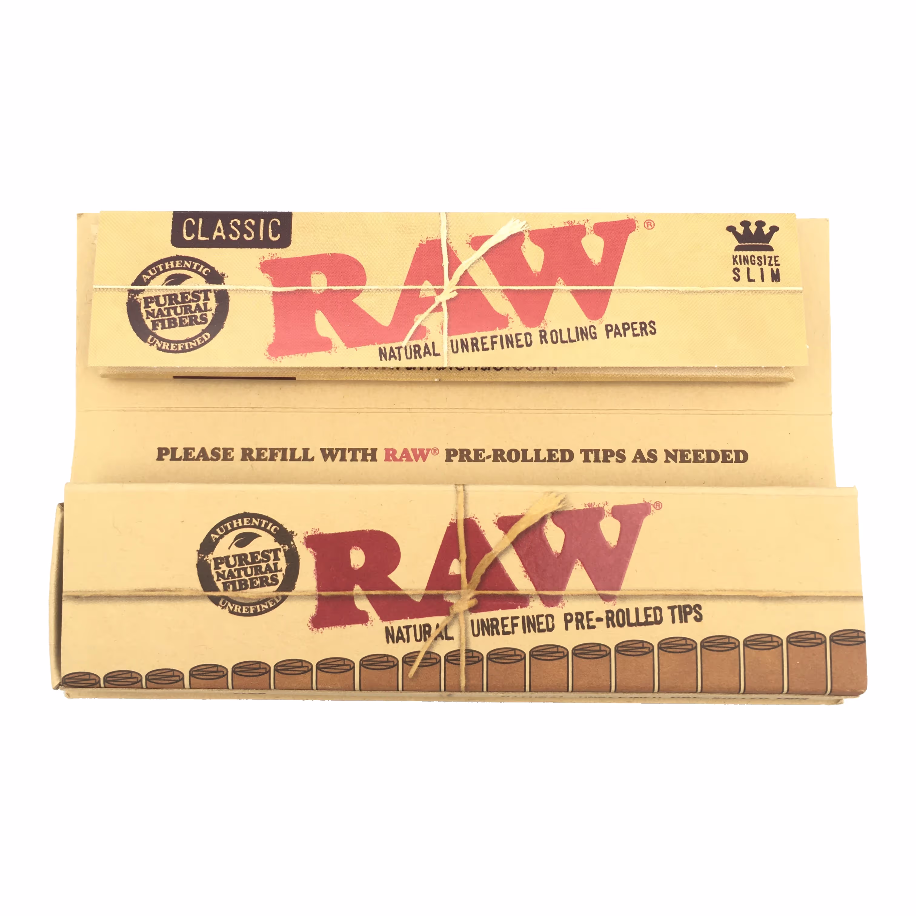 Raw King Size Slim + Pre-Rolled Tips