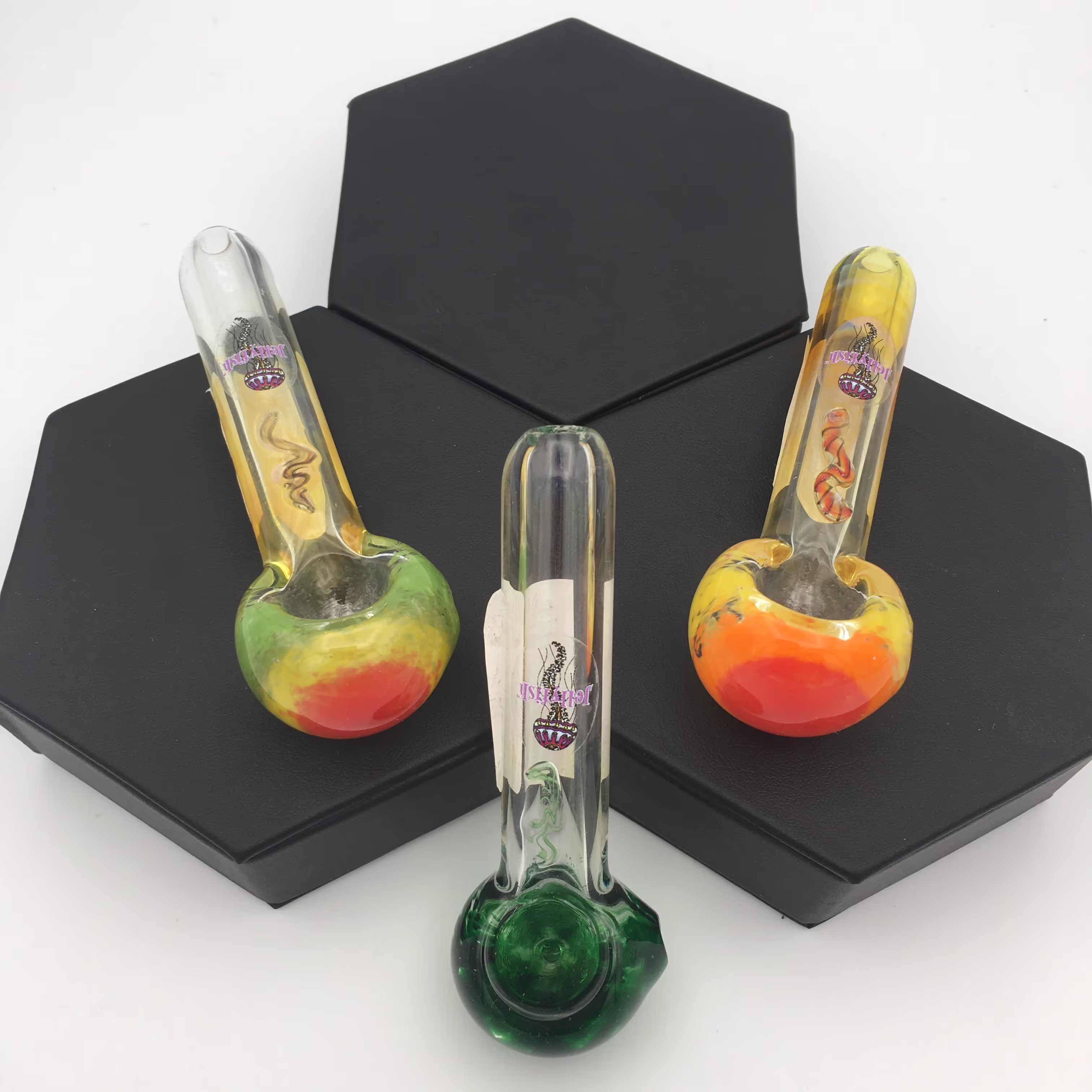 Triple Frit Cap Fume Pipe | Jellyfish