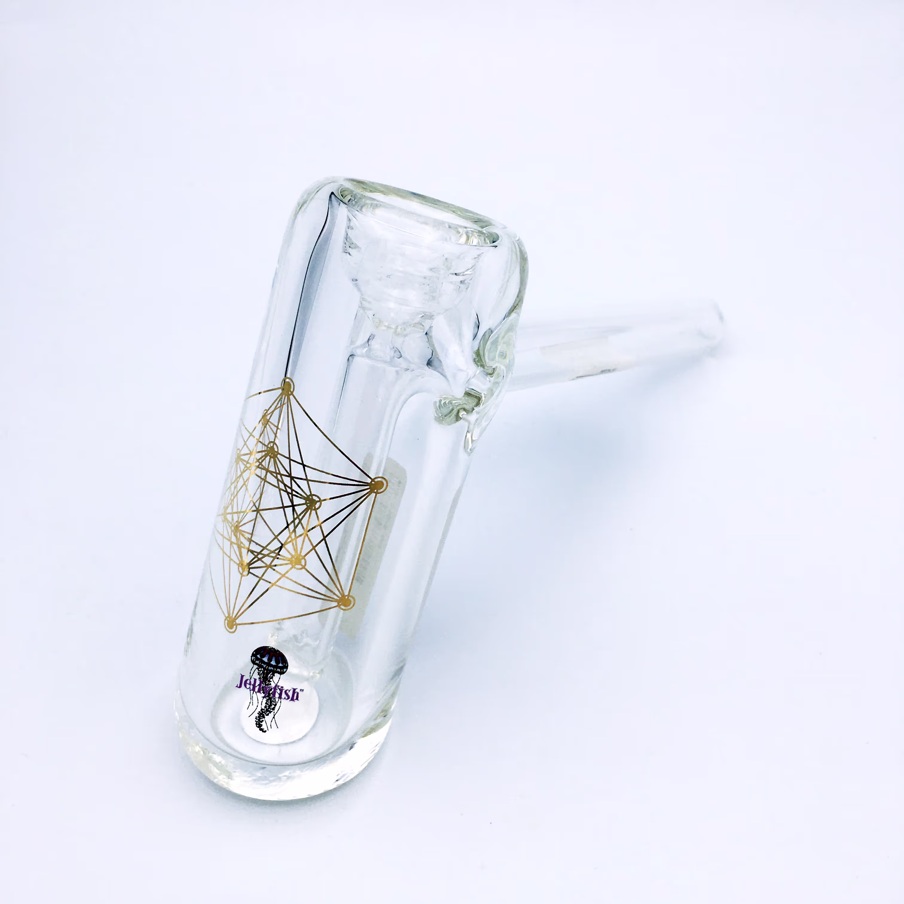 Clear Hammer Bubbler | Jellyfish
