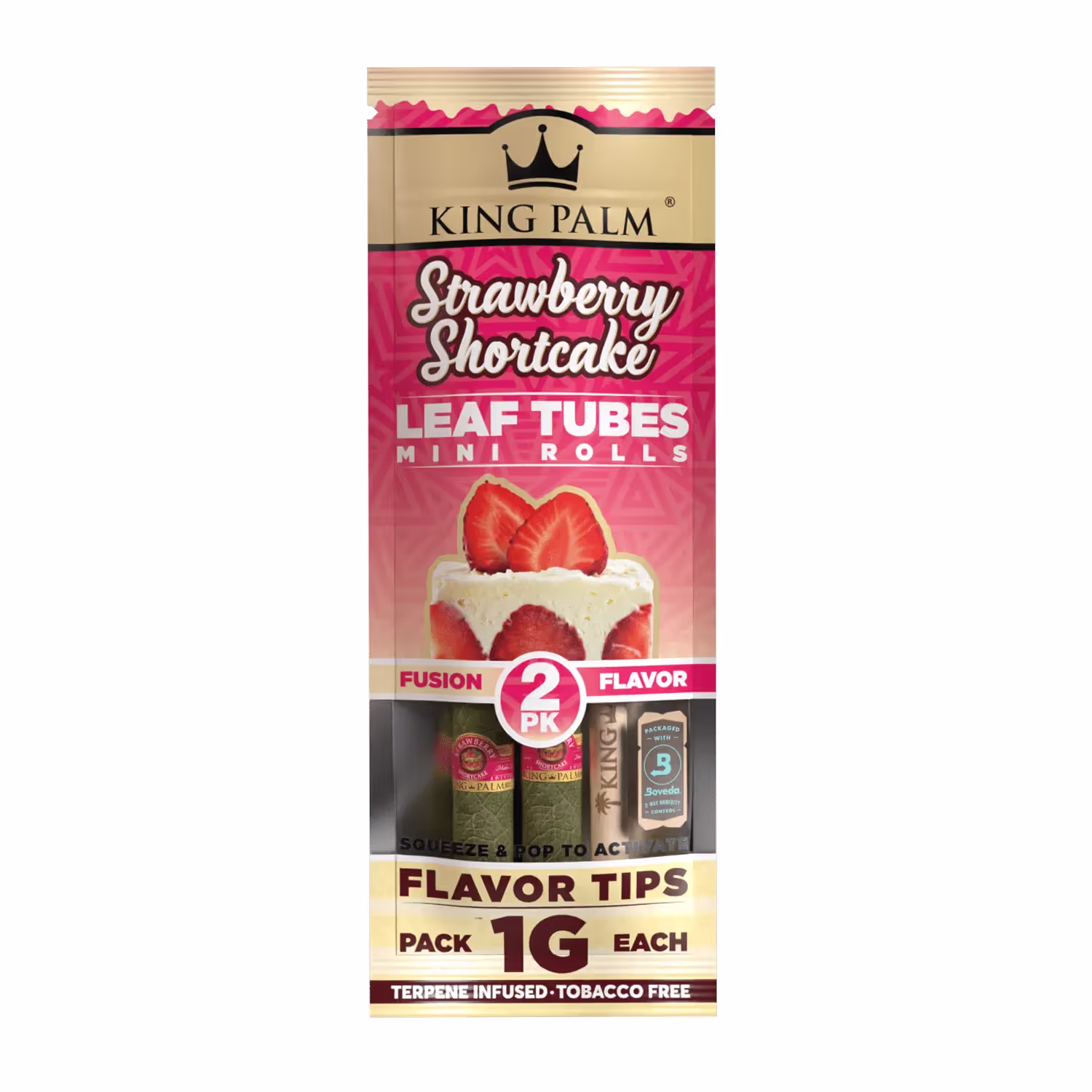 Strawberry Shortcake Leaf Rolls | 2pk