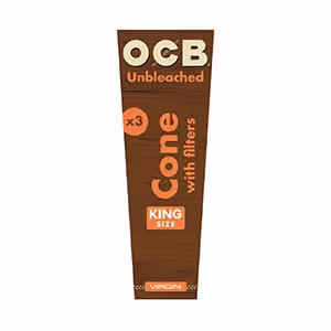 OCB King Size Virgin Cones | 3pk