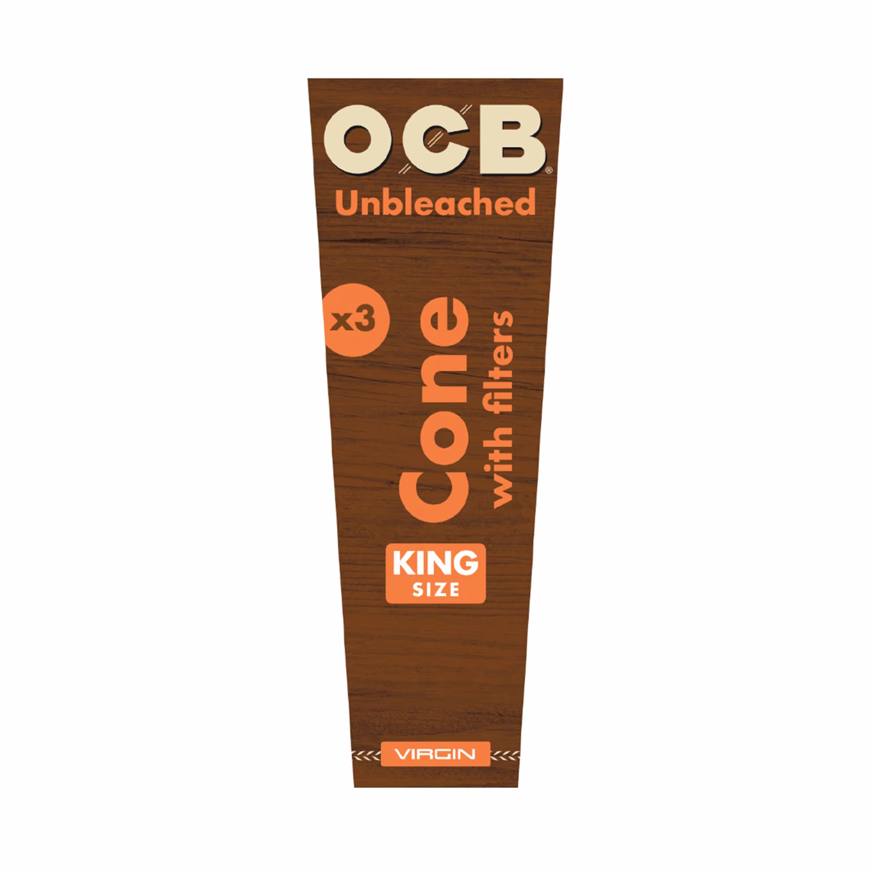 OCB King Size Virgin Cones | 3pk