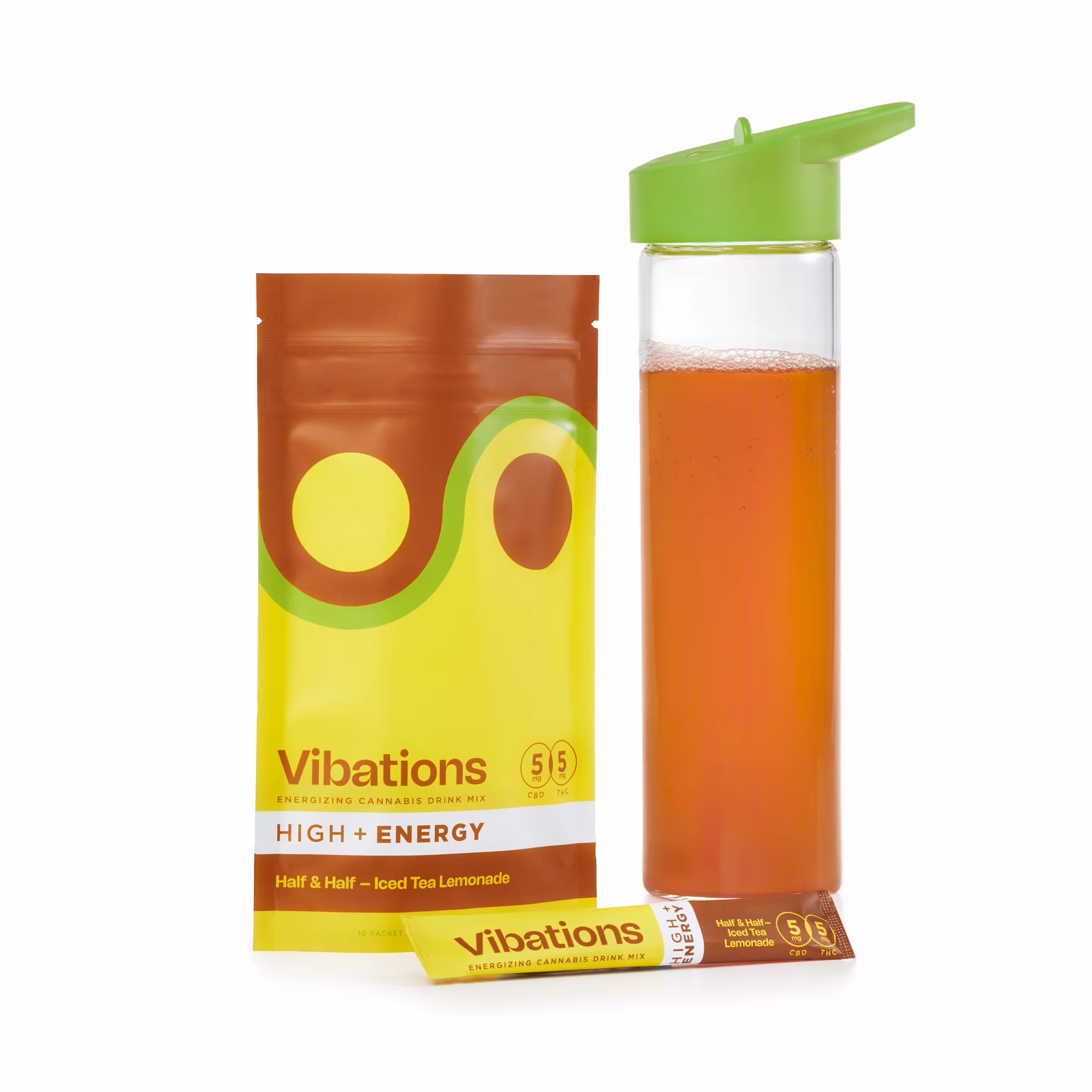 Iced Tea Lemonade Drink Mix | 1:1 CBD:THC | 10pk