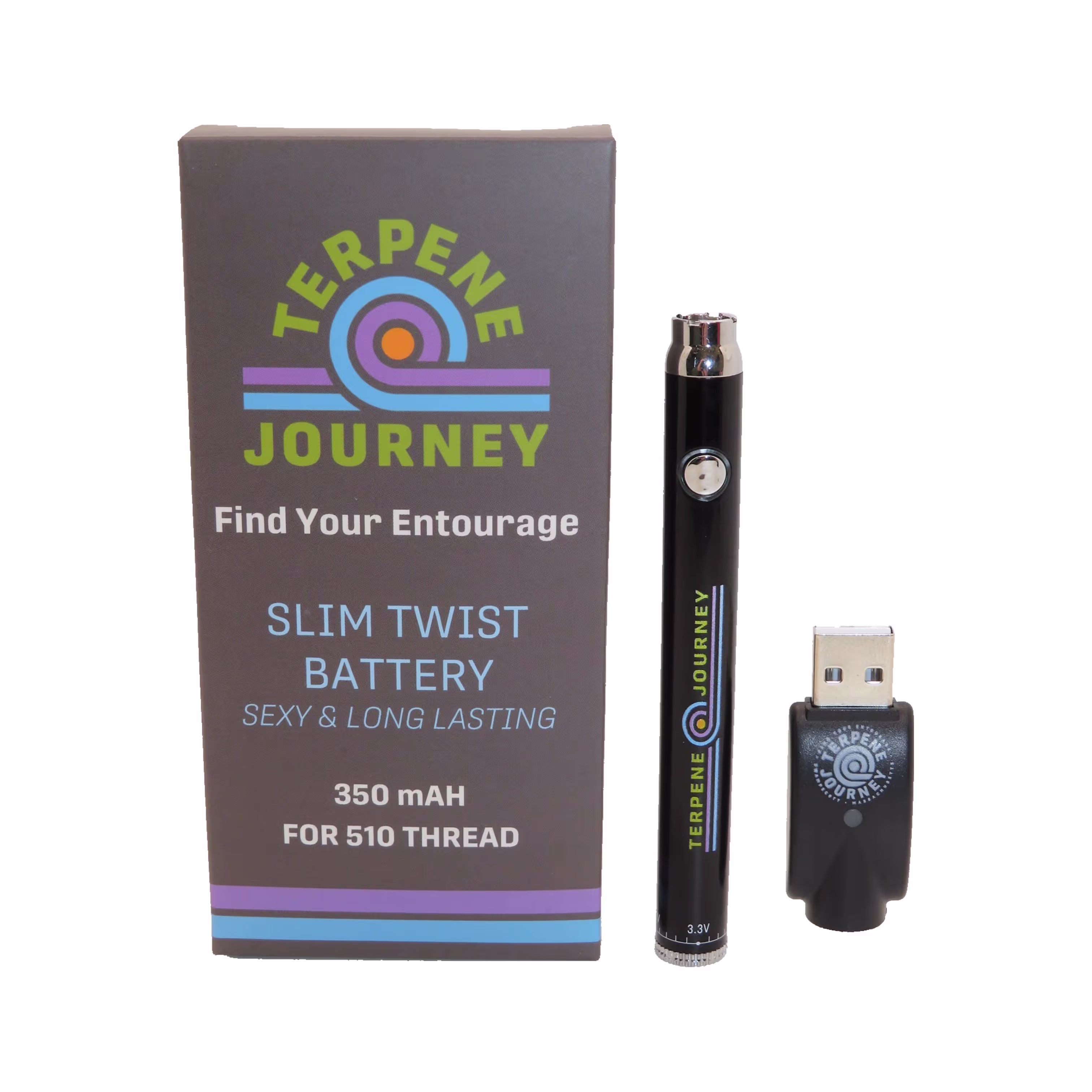 510 Battery and Charger | Terpene Journey Logo