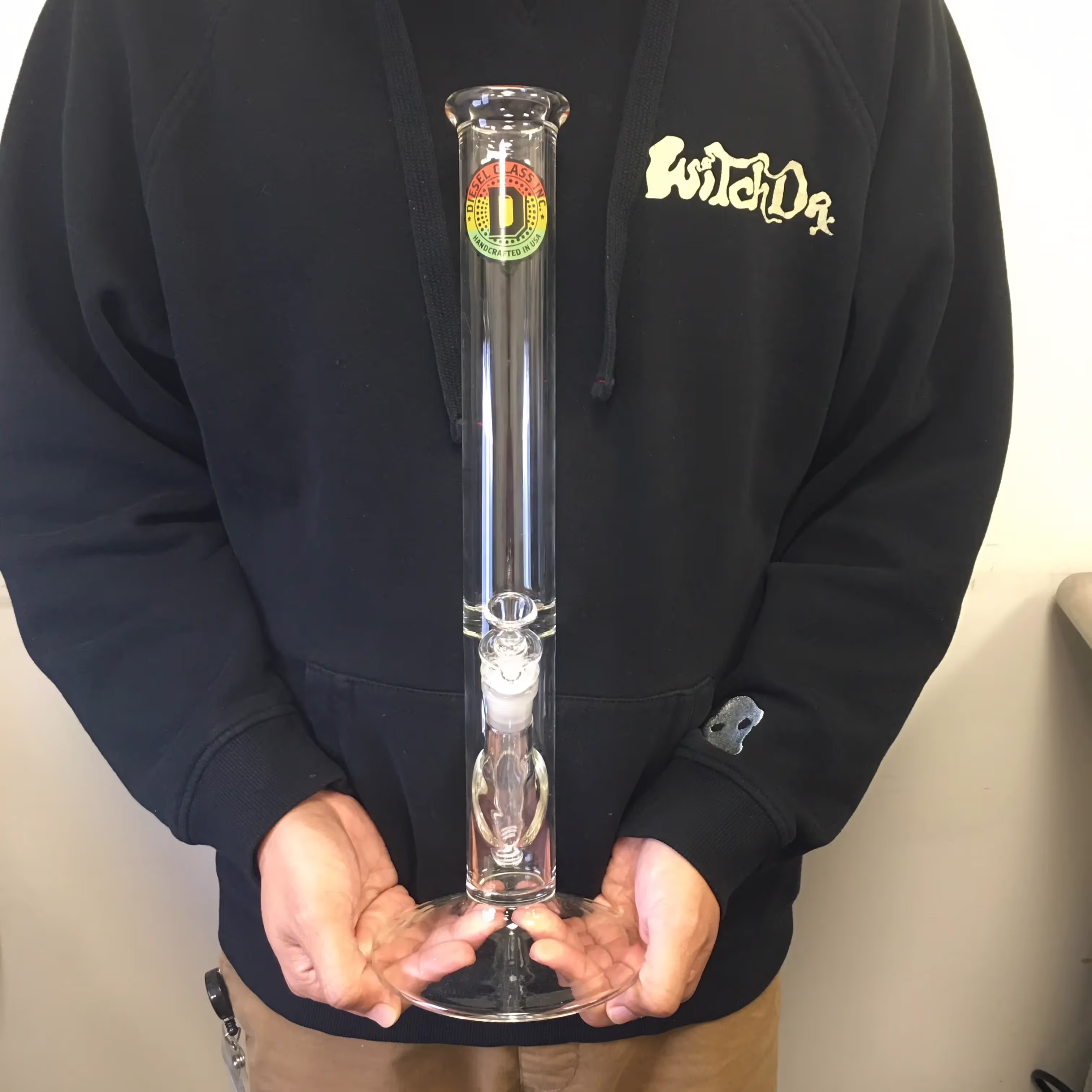 16" 14mm Straight Bong | Diesel