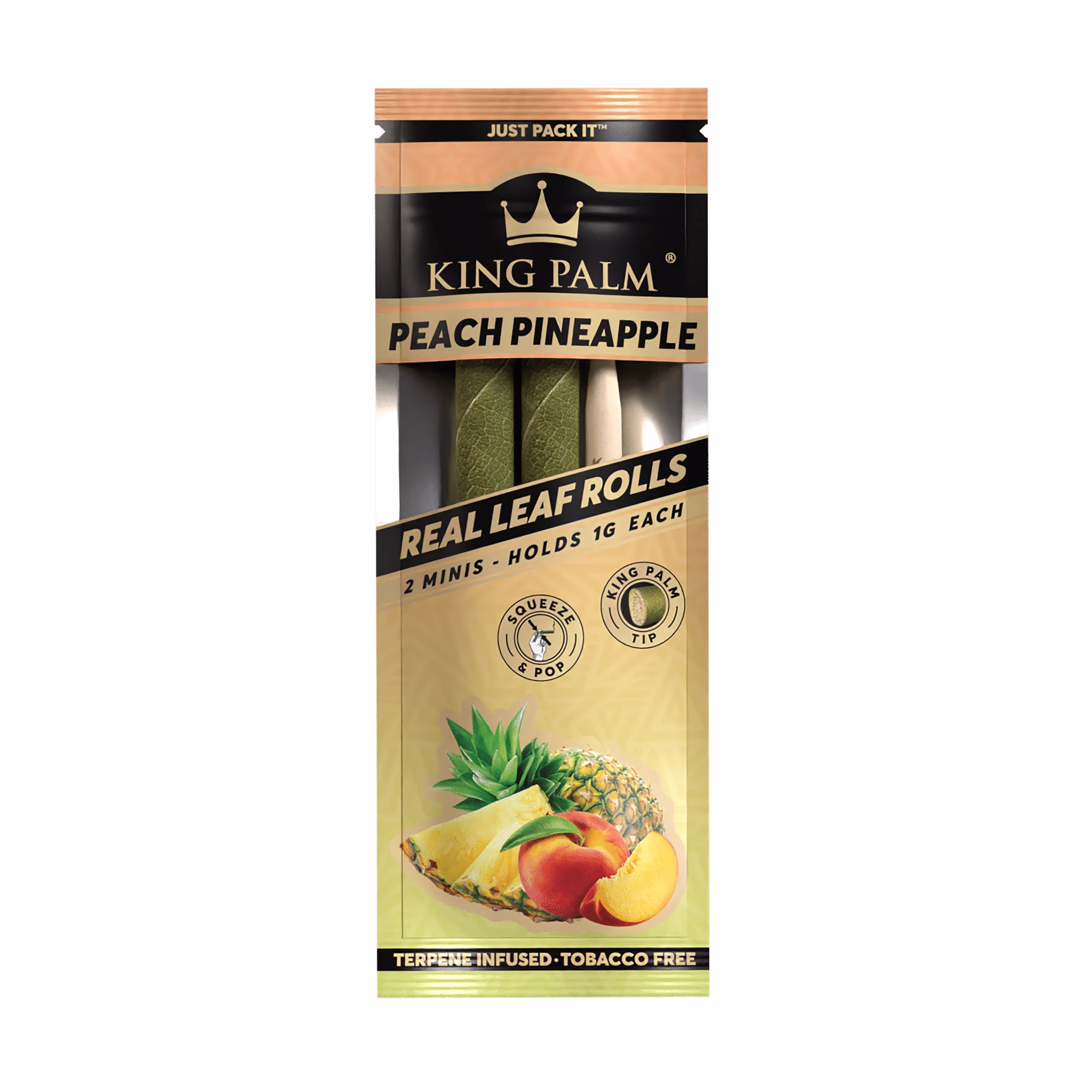 Peach Pineapple Leaf Rolls | 2pk