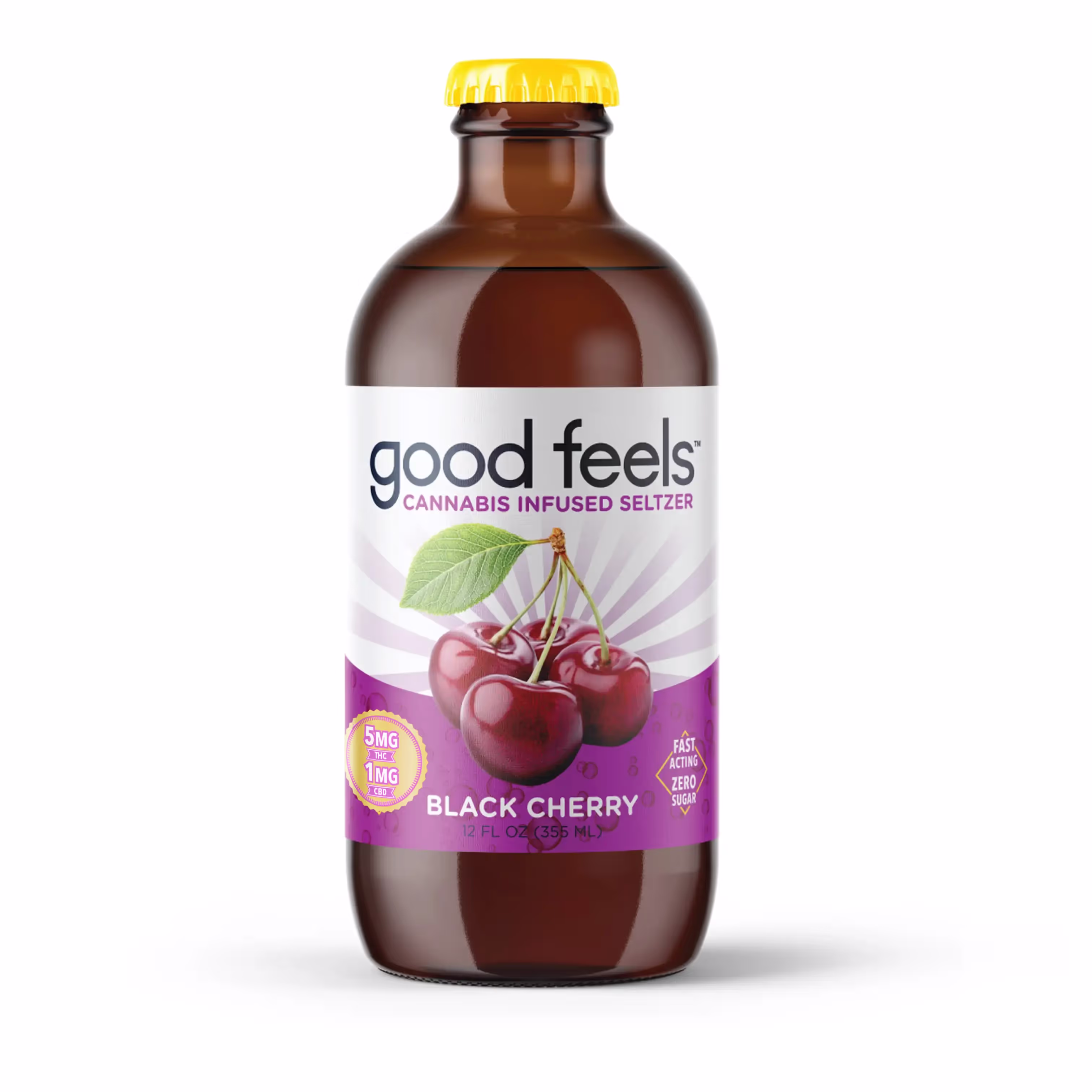 Black Cherry Seltzer | 5:1 THC:CBD