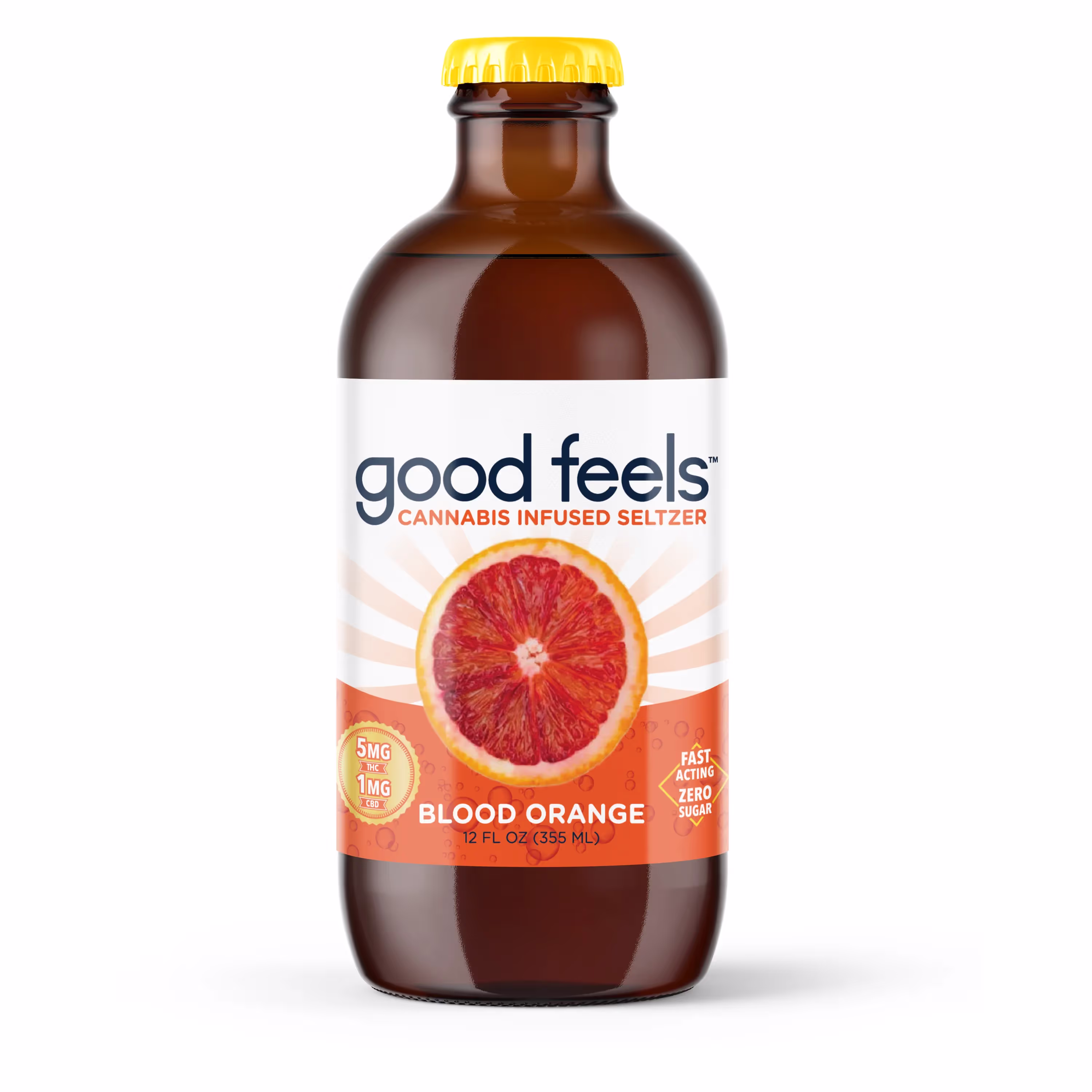 Blood Orange Seltzer | 5:1 THC:CBD