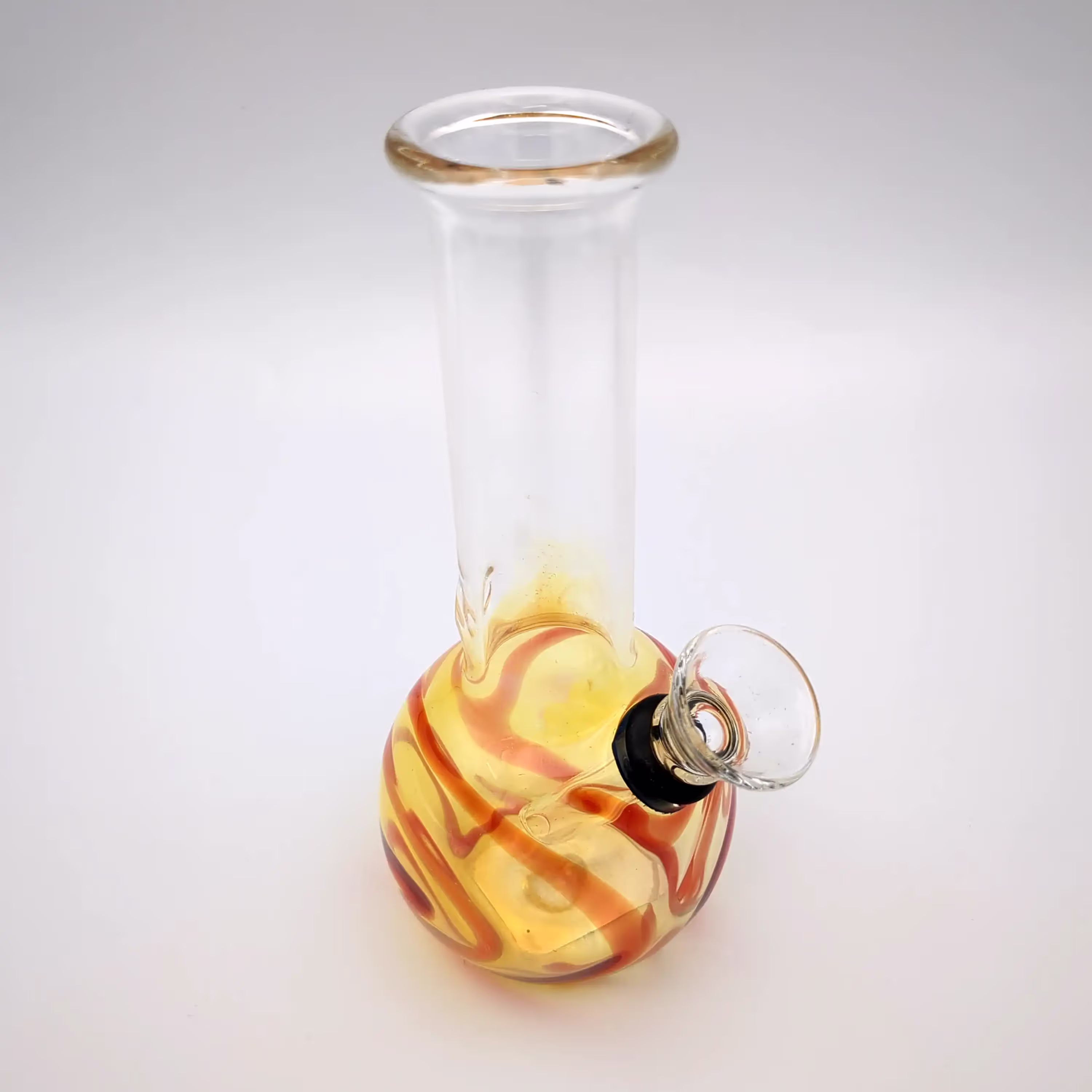 Fume and Color Spiral Grommeted Mini-Bong | Bergwerkz