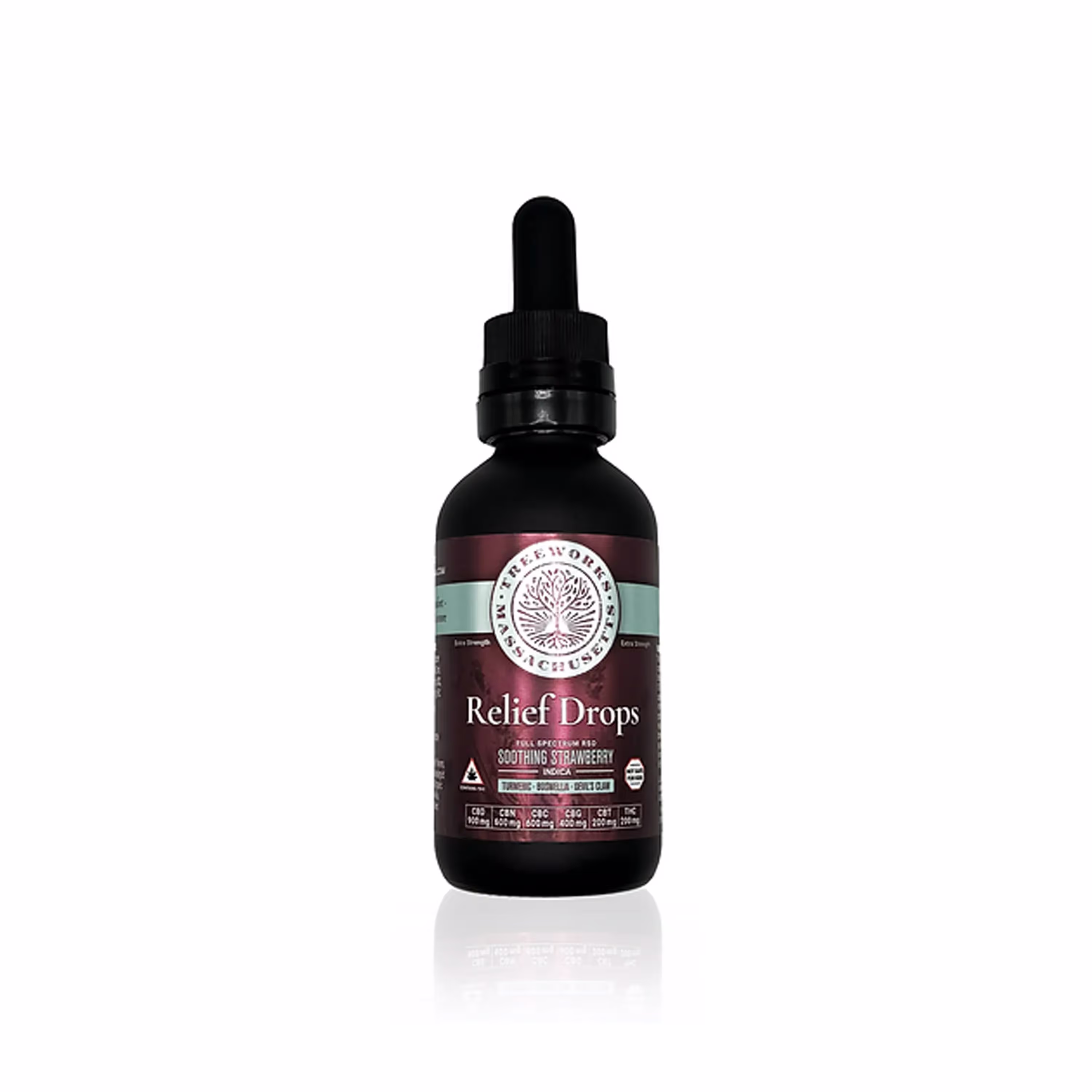 Relief Drops Tincture | 1:1:2:3:3:4.5 | THC:CBT:CBG:CBC:CBN:CBD | 60ml | 200mg