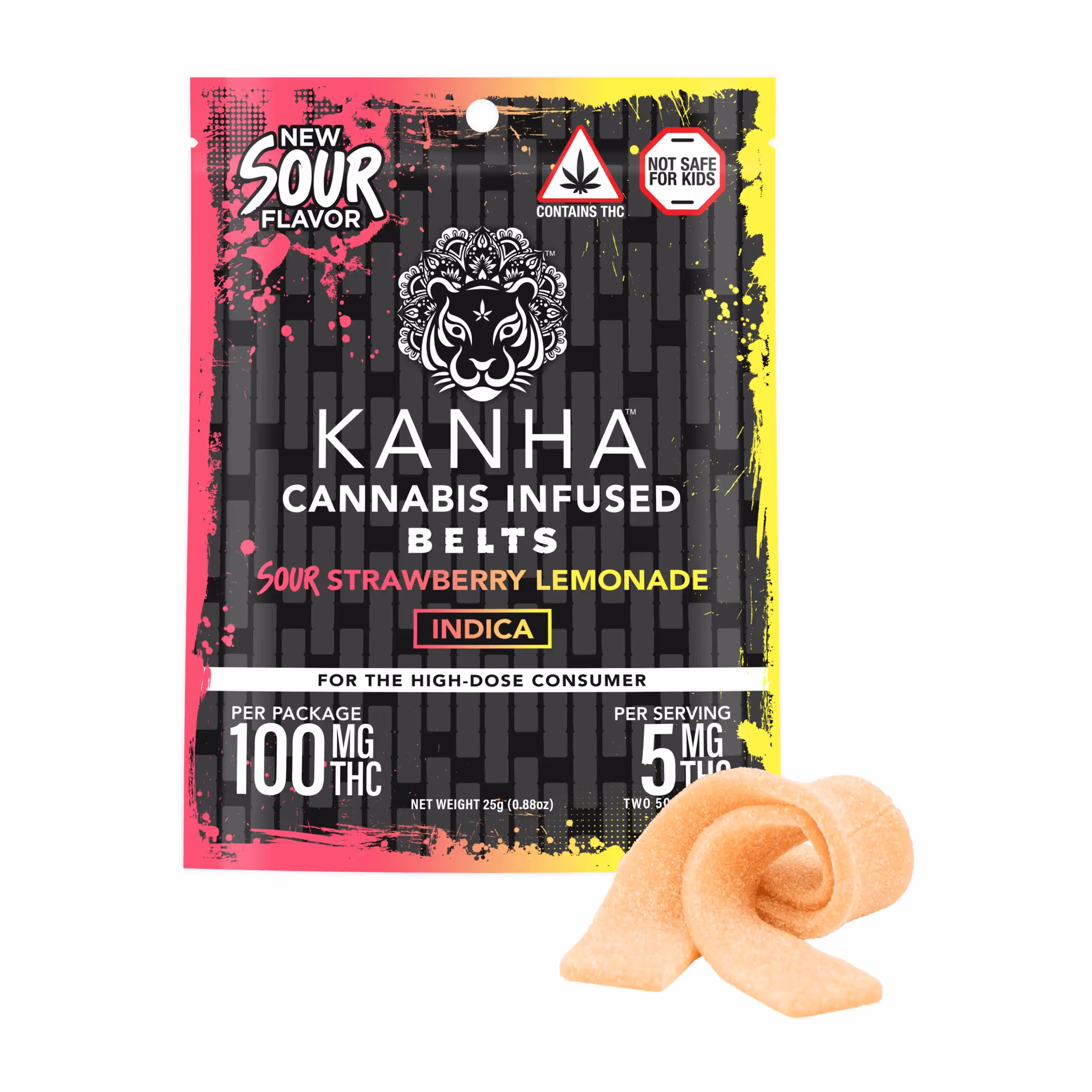 Sour Strawberry Lemonade Belts | Indica | 20pk